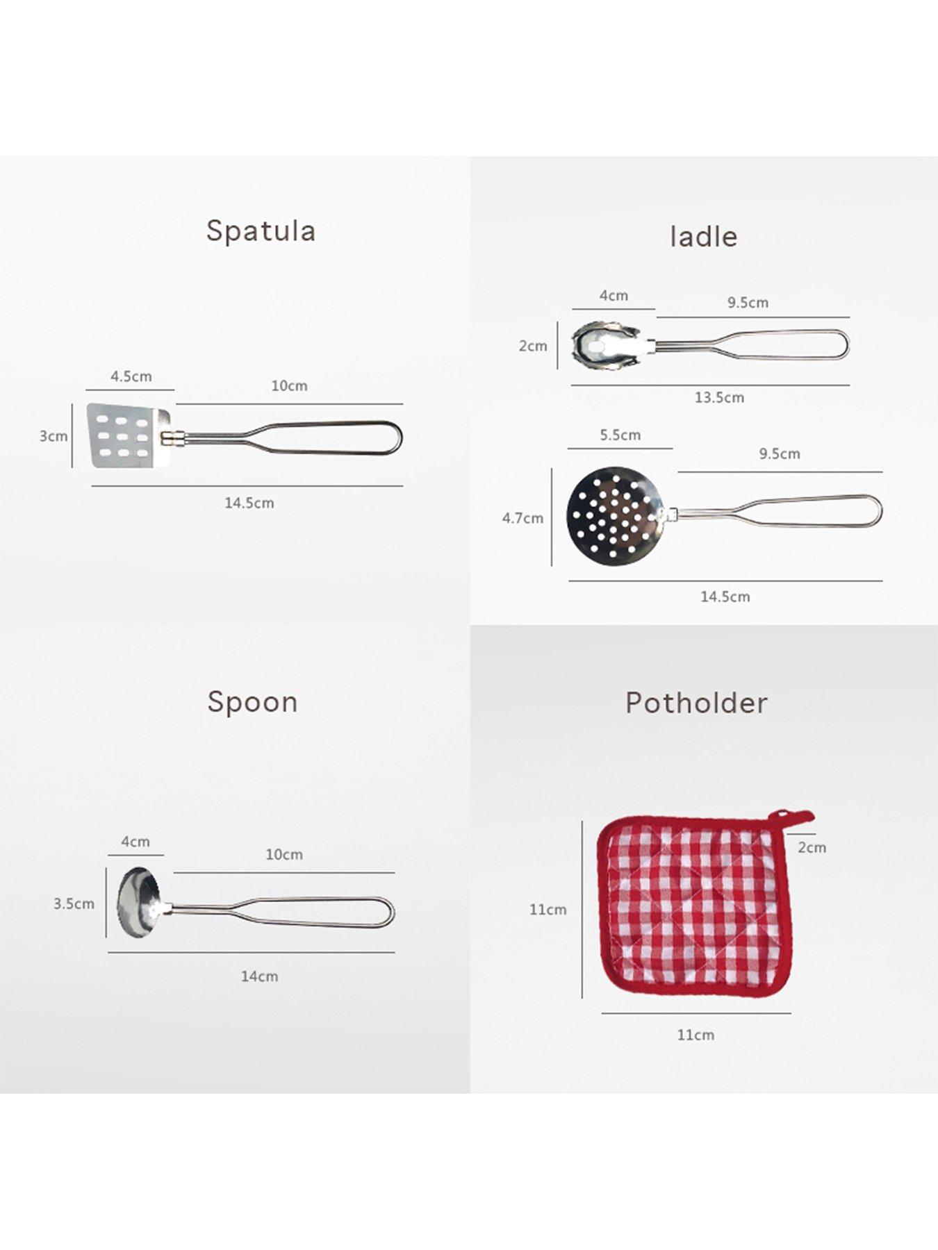  image of teamson-kids-little-chef-frankfurt-stainless-steel-cooking-accessory-set-multi-color--11-pcs