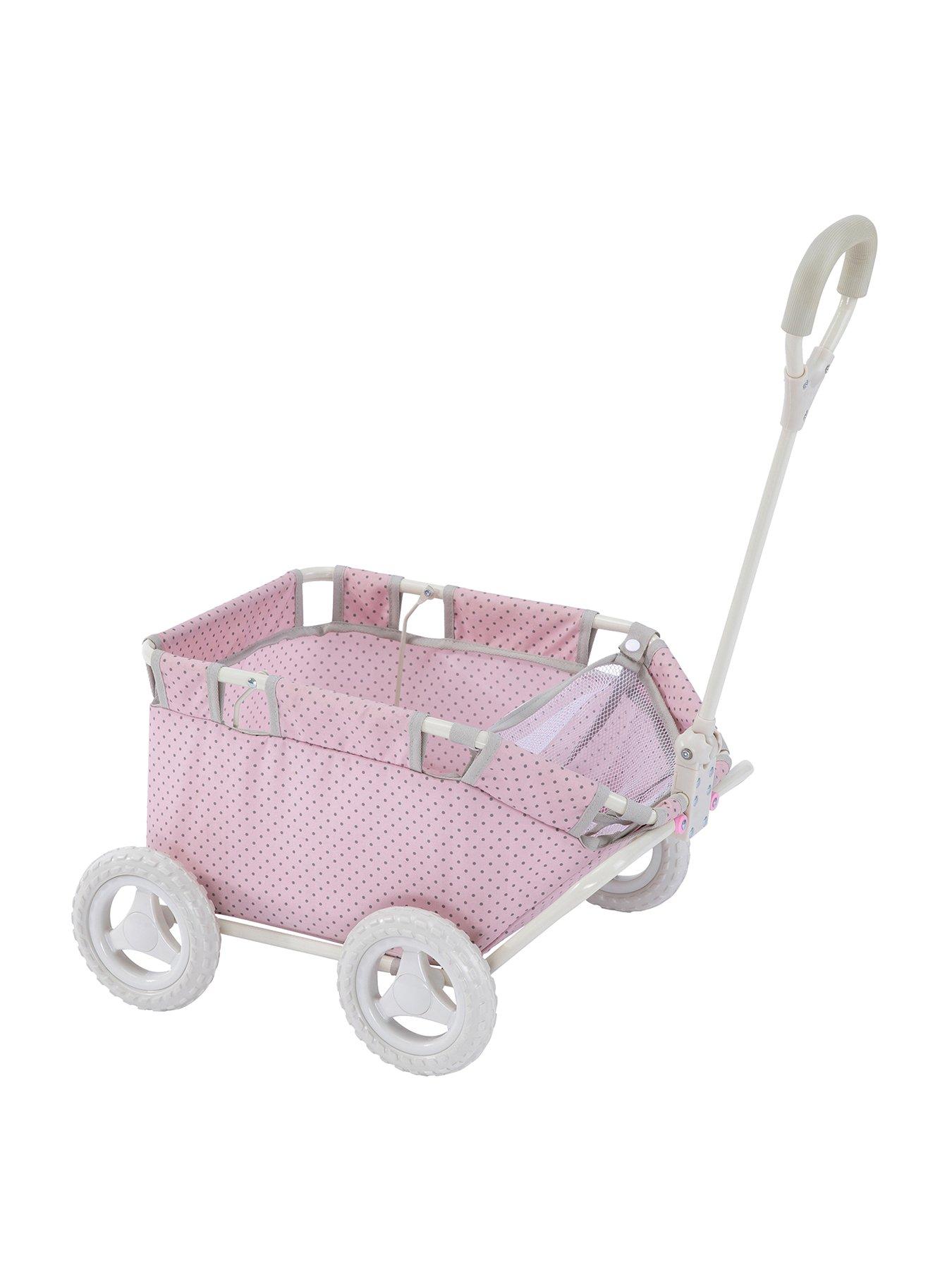 Image 1 of 6 of Teamson Kids Olivia's Little World - Polka Dots Princess Doll Wagon