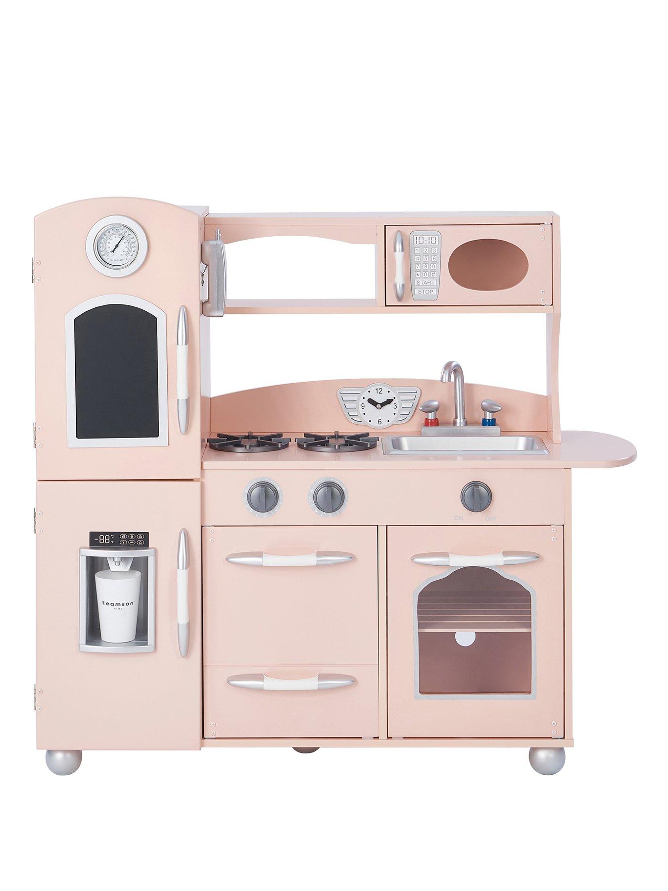 Teamson Kids Little Chef Westchester Retro Play Kitchen - Pink