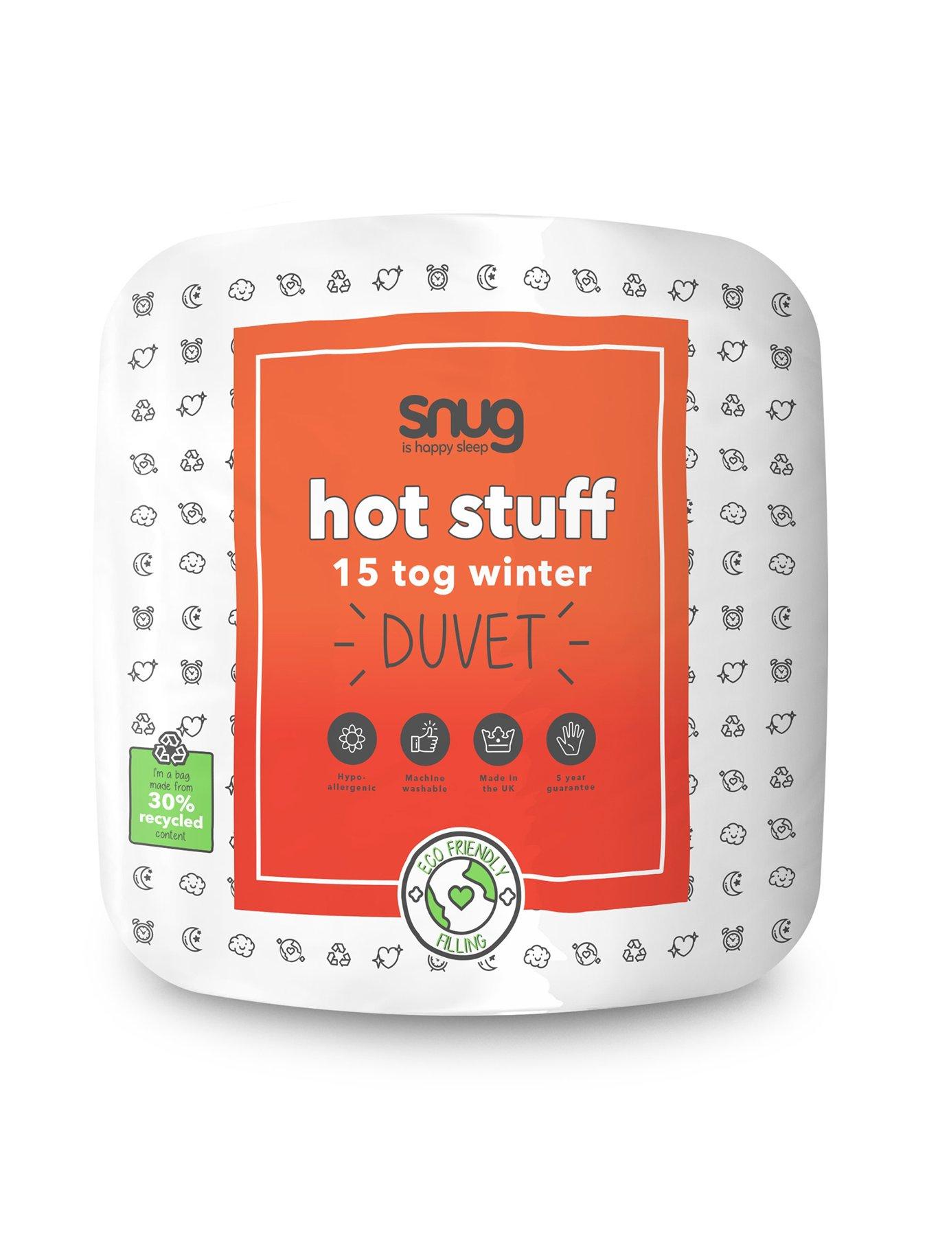 undefined Hot Stuff Duvet - 15 Tog - King - White