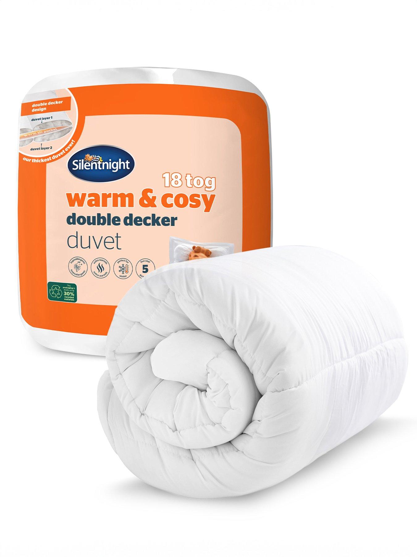 Silentnight Warm And Cosy Duvet - 18 Tog - Single - White