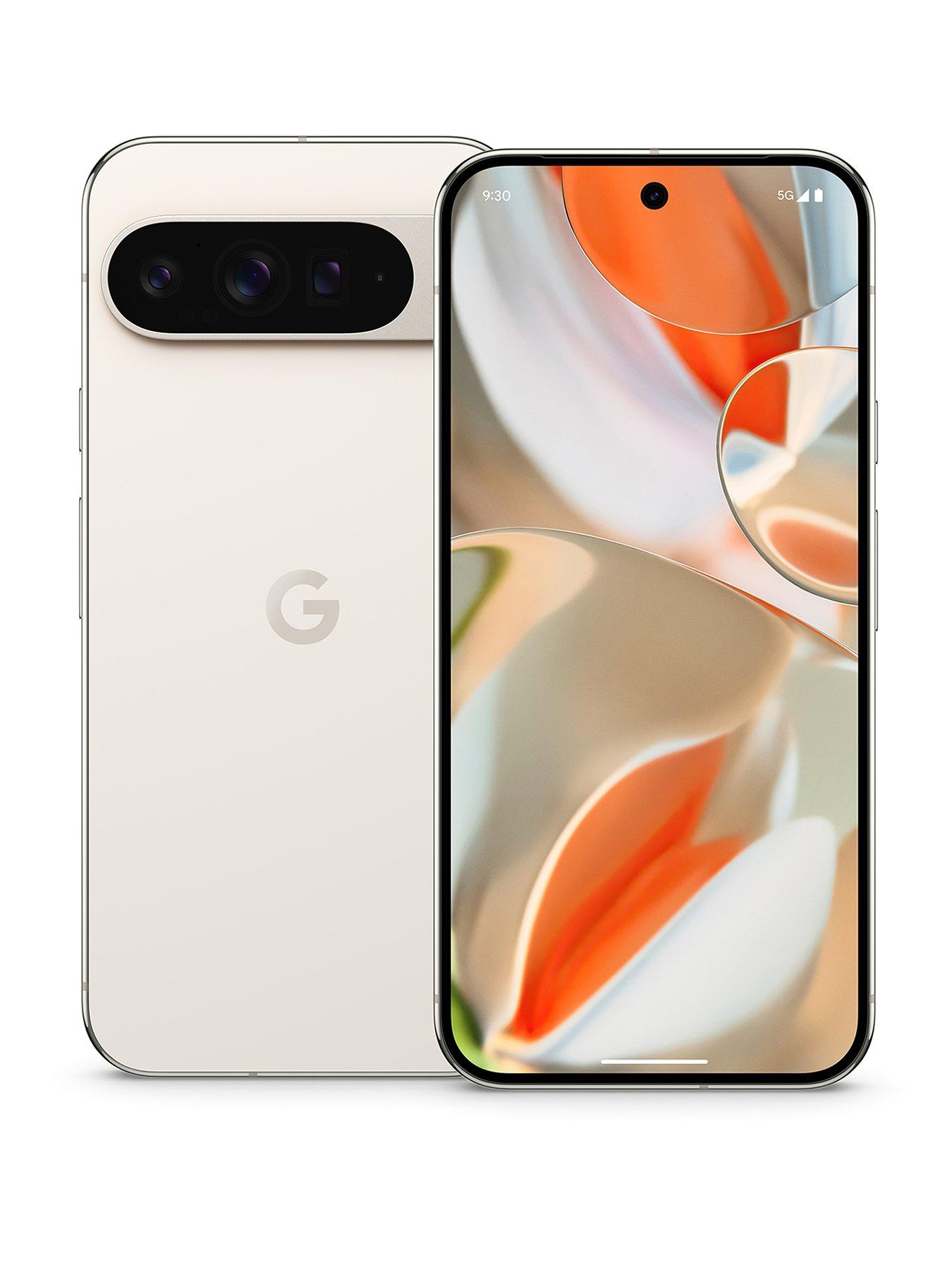 front image of google-pixel-9-pro-xl-256gb-porcelain