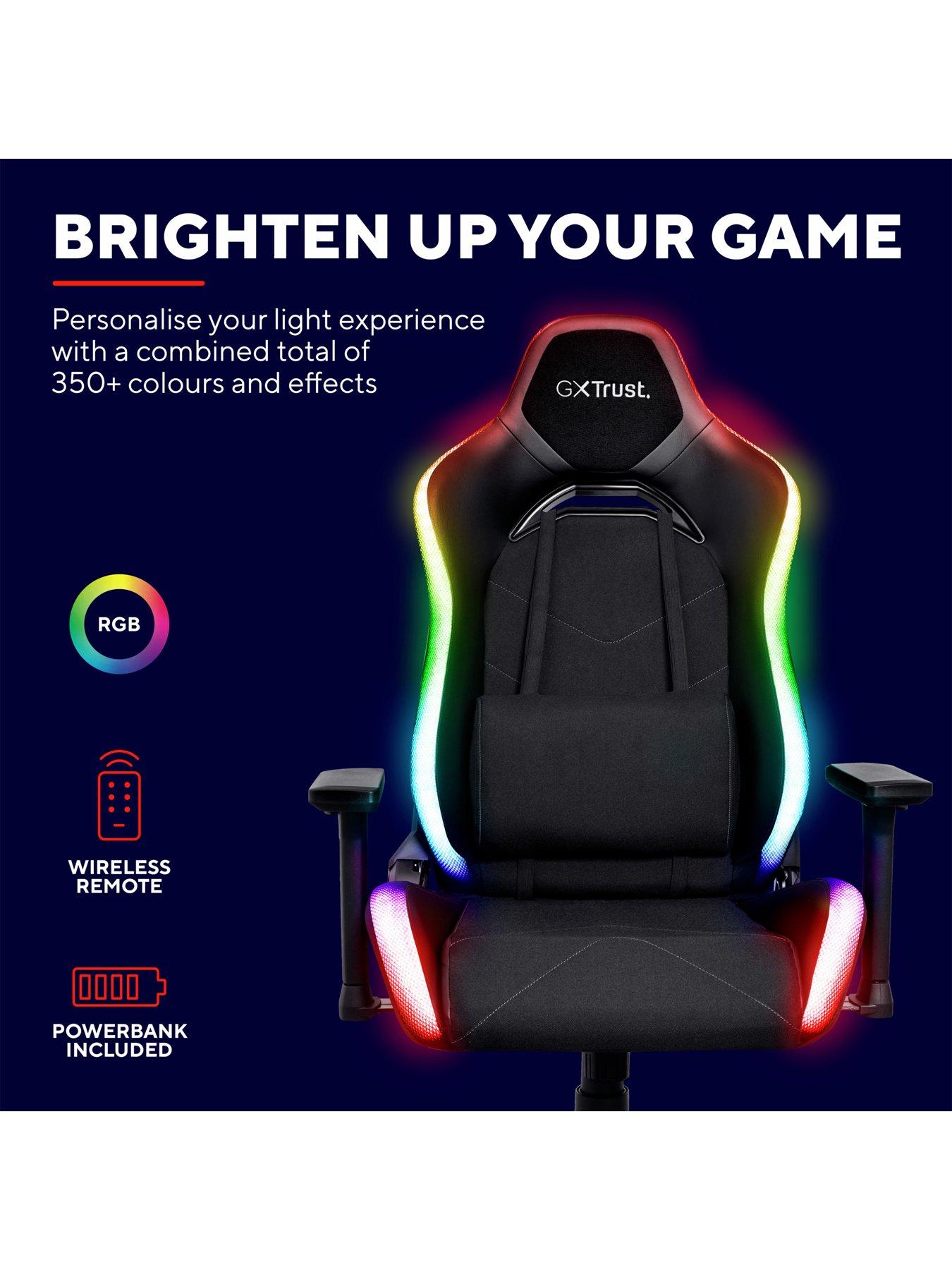 Image 3 of 7 of Trust GXT719 Ruya RGB Adjustable Gaming Chair -&nbsp;Black