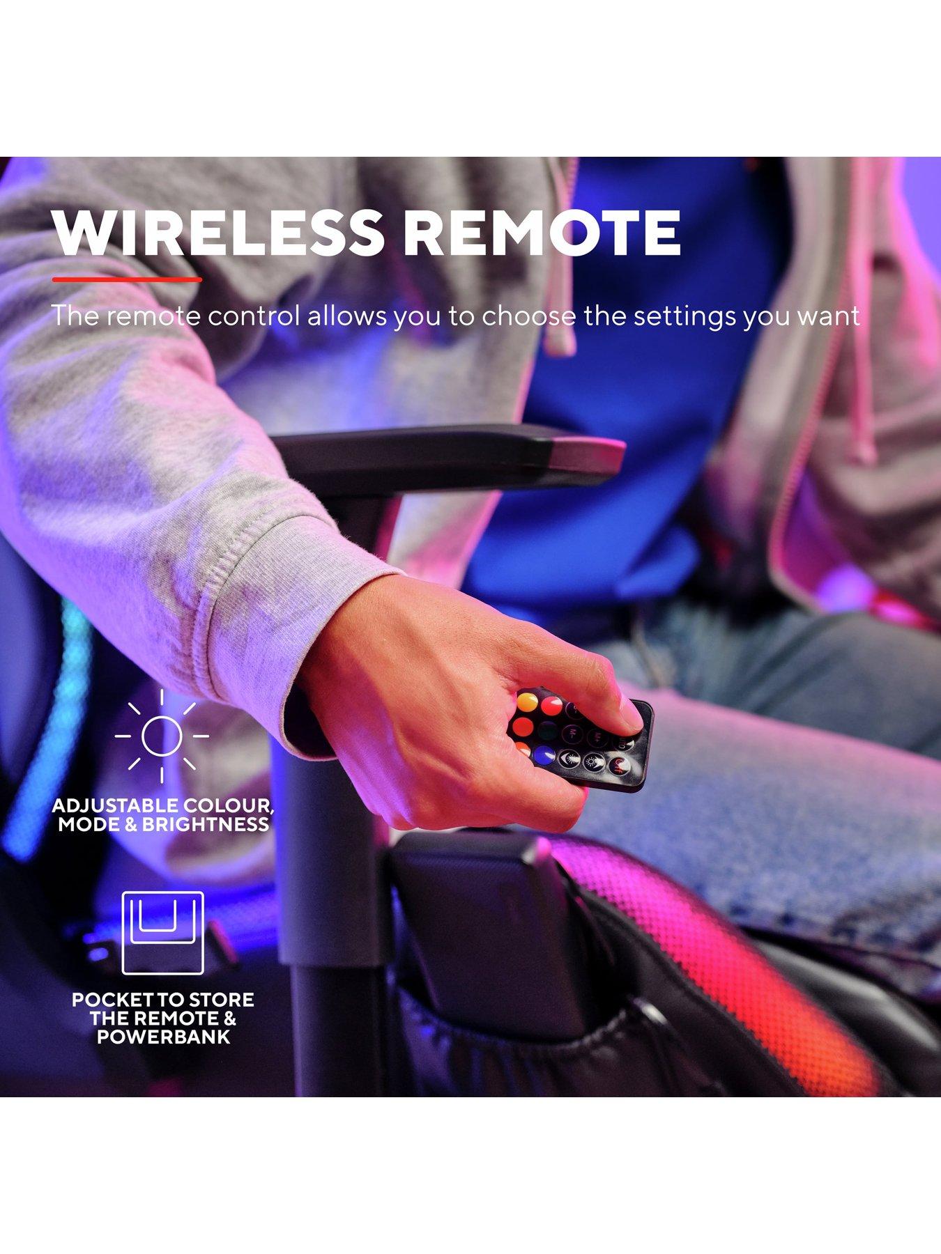  image of trust-gxt719-ruya-rgb-adjustable-gaming-chair-black