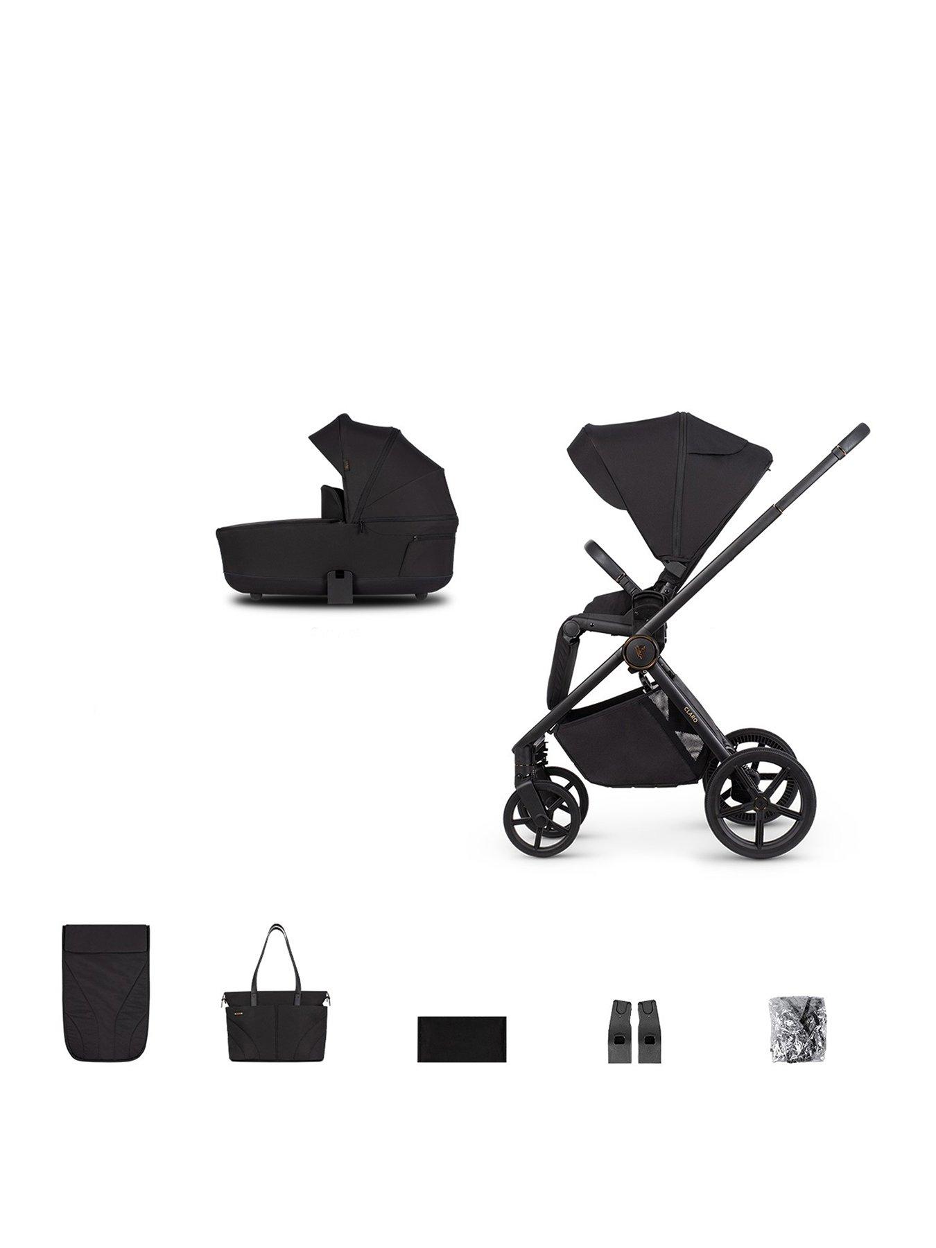 Venicci Claro 2in1 With Maxi Cosi Cybex Adapters Noir littlewoods