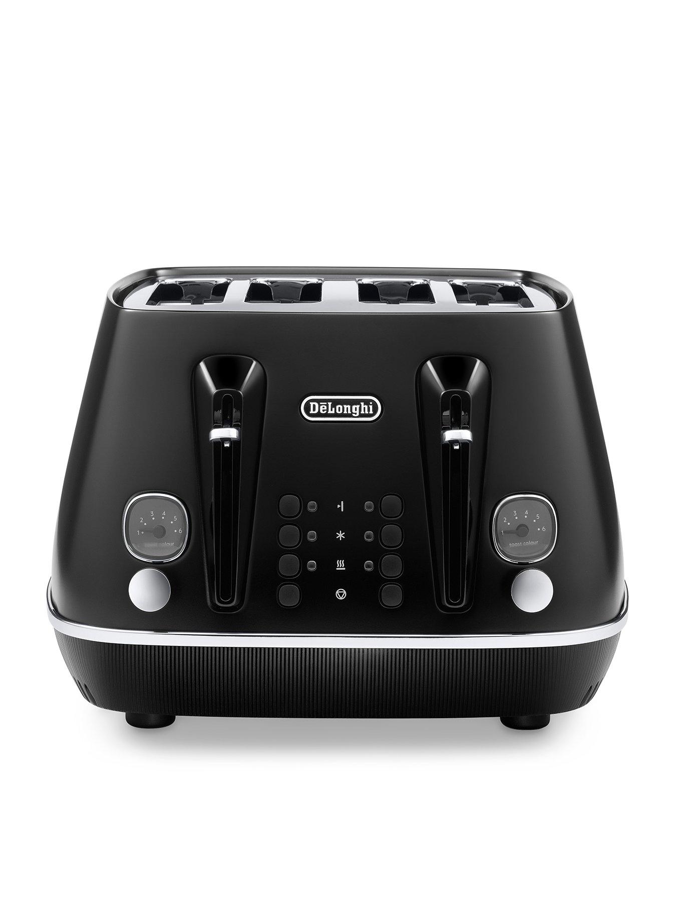 DeLonghi Distinta X Black 4-Slice Toaster