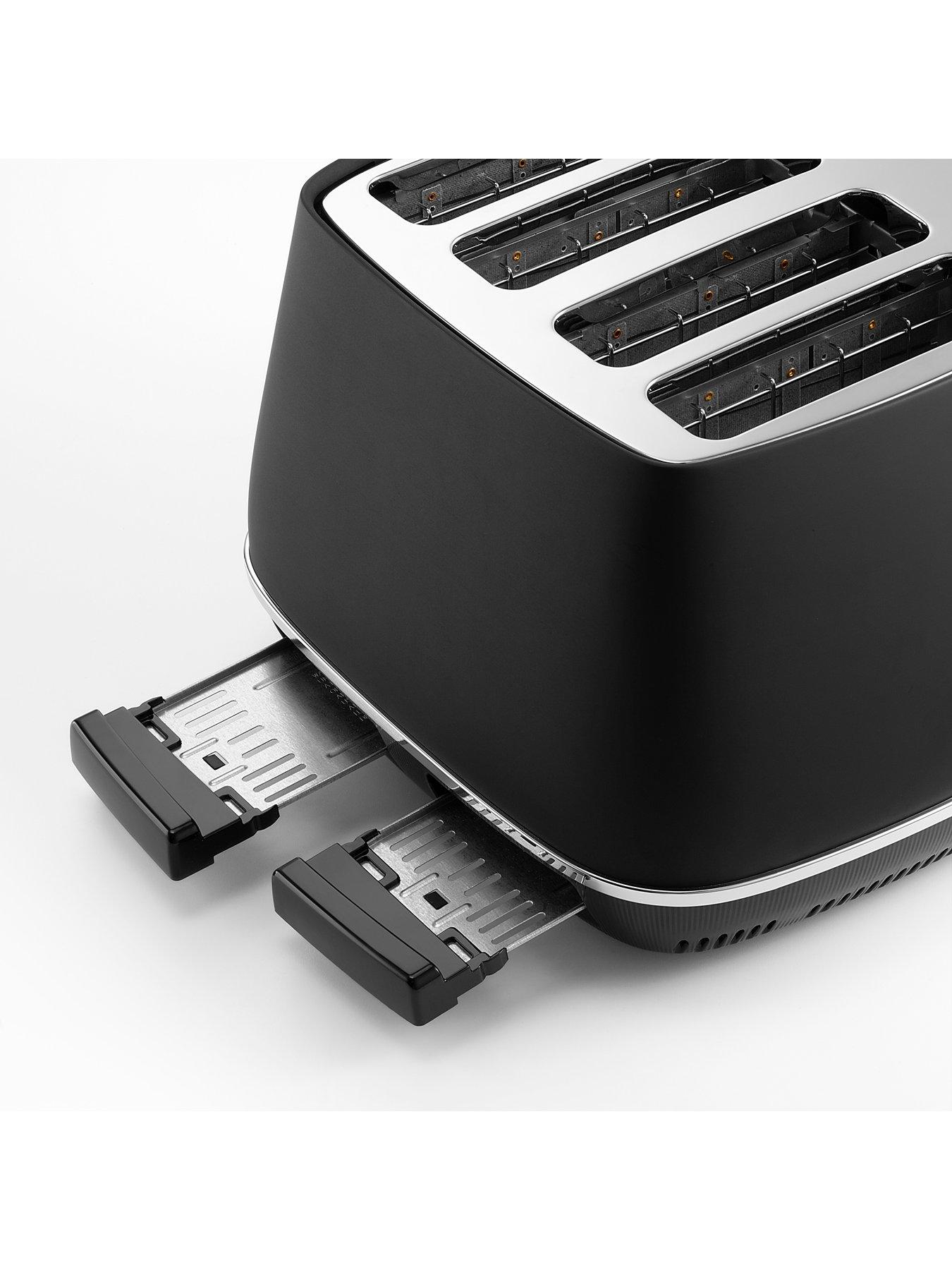  image of delonghi-distinta-x-blacknbsp4-slice-toaster