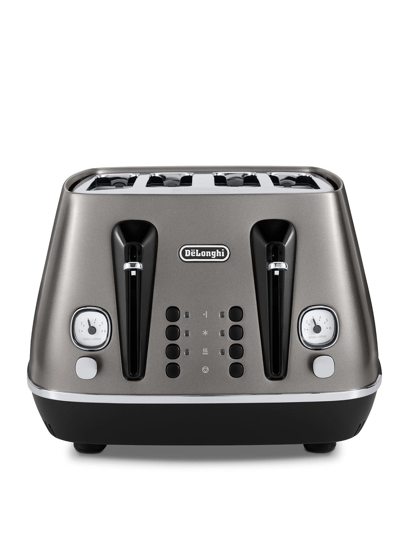 DeLonghi Distinta X Titanium 4-Slice Toaster