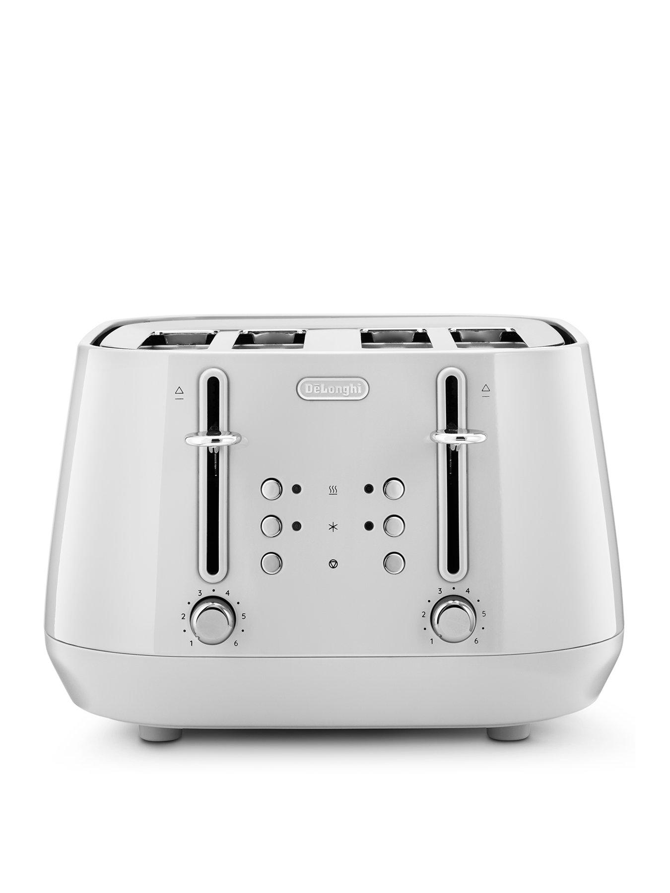 DeLonghi Eclettica 4-Slice Toaster - White