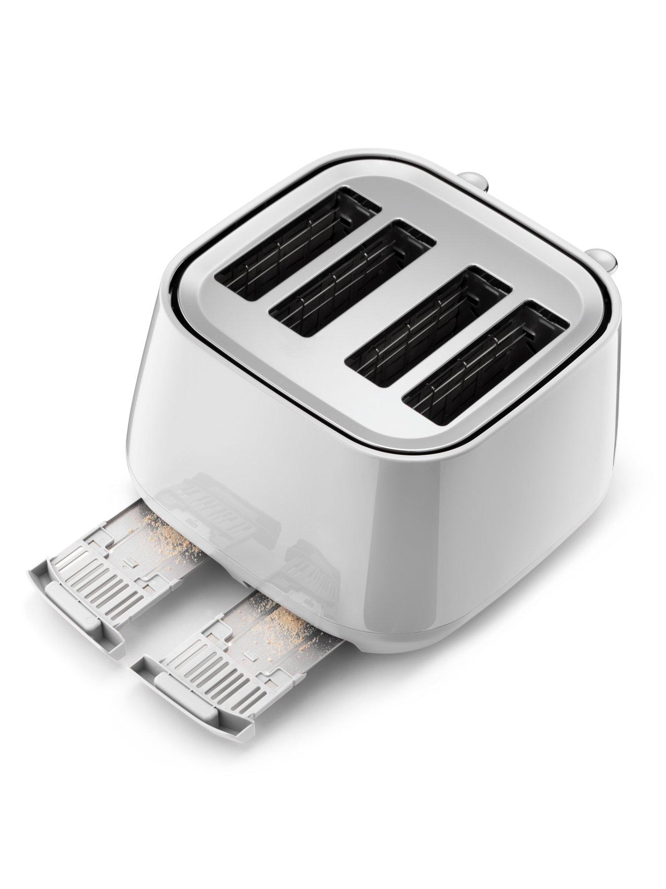  image of delonghi-eclettica-4-slicenbsptoaster-white