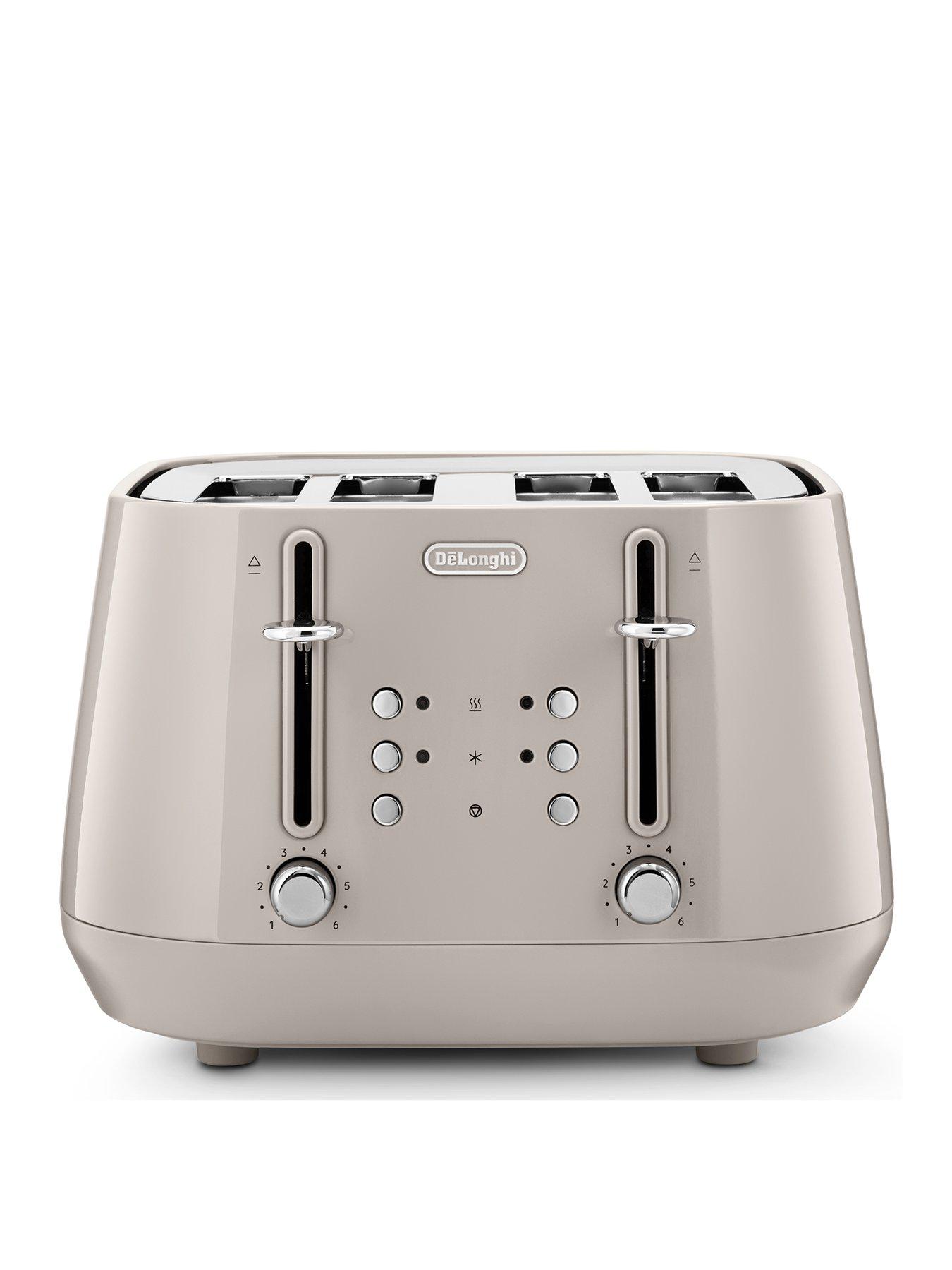 undefined Eclettica 4-Slice Toaster - Beige