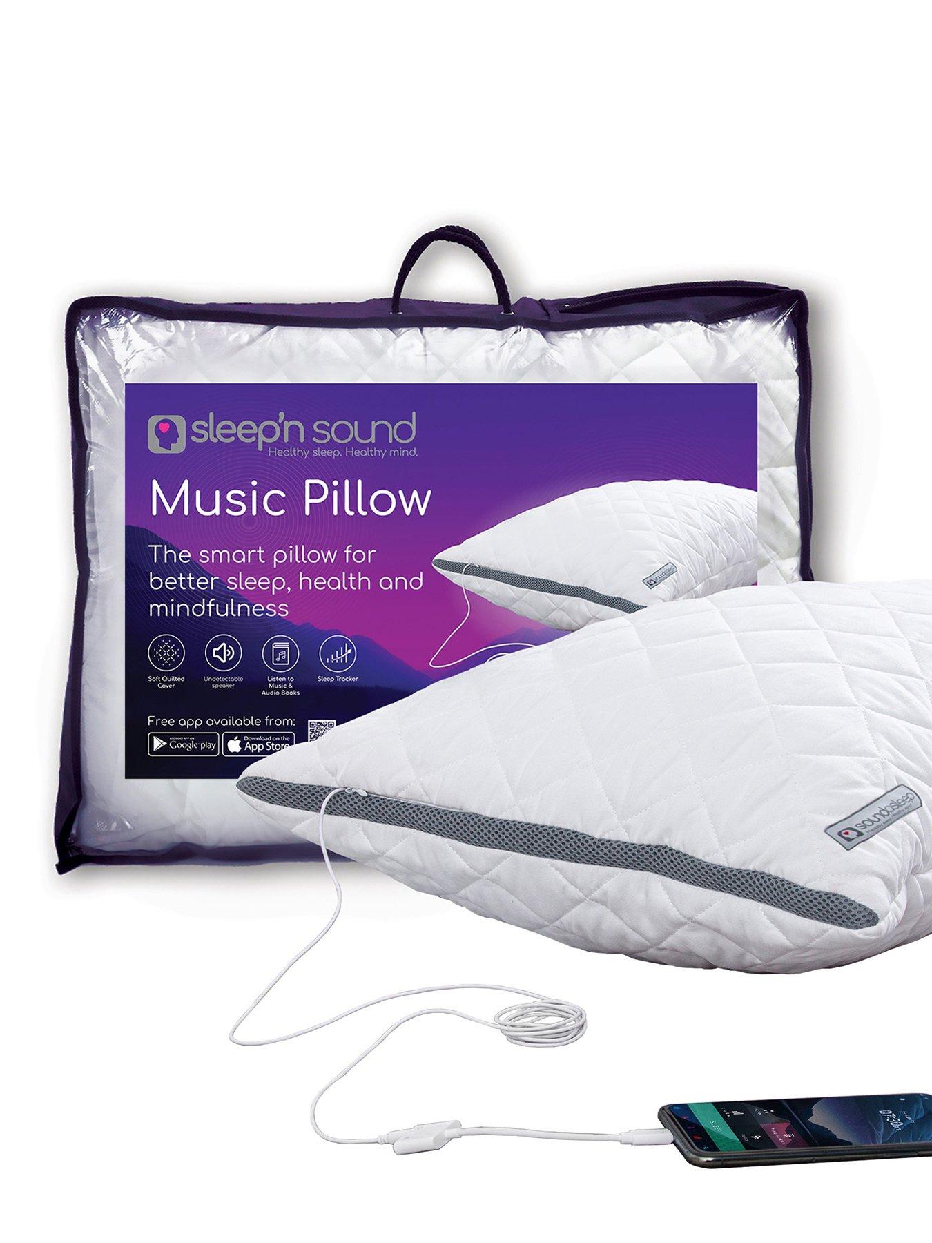 undefined Sound Asleep Wired Speaker Pillow - White