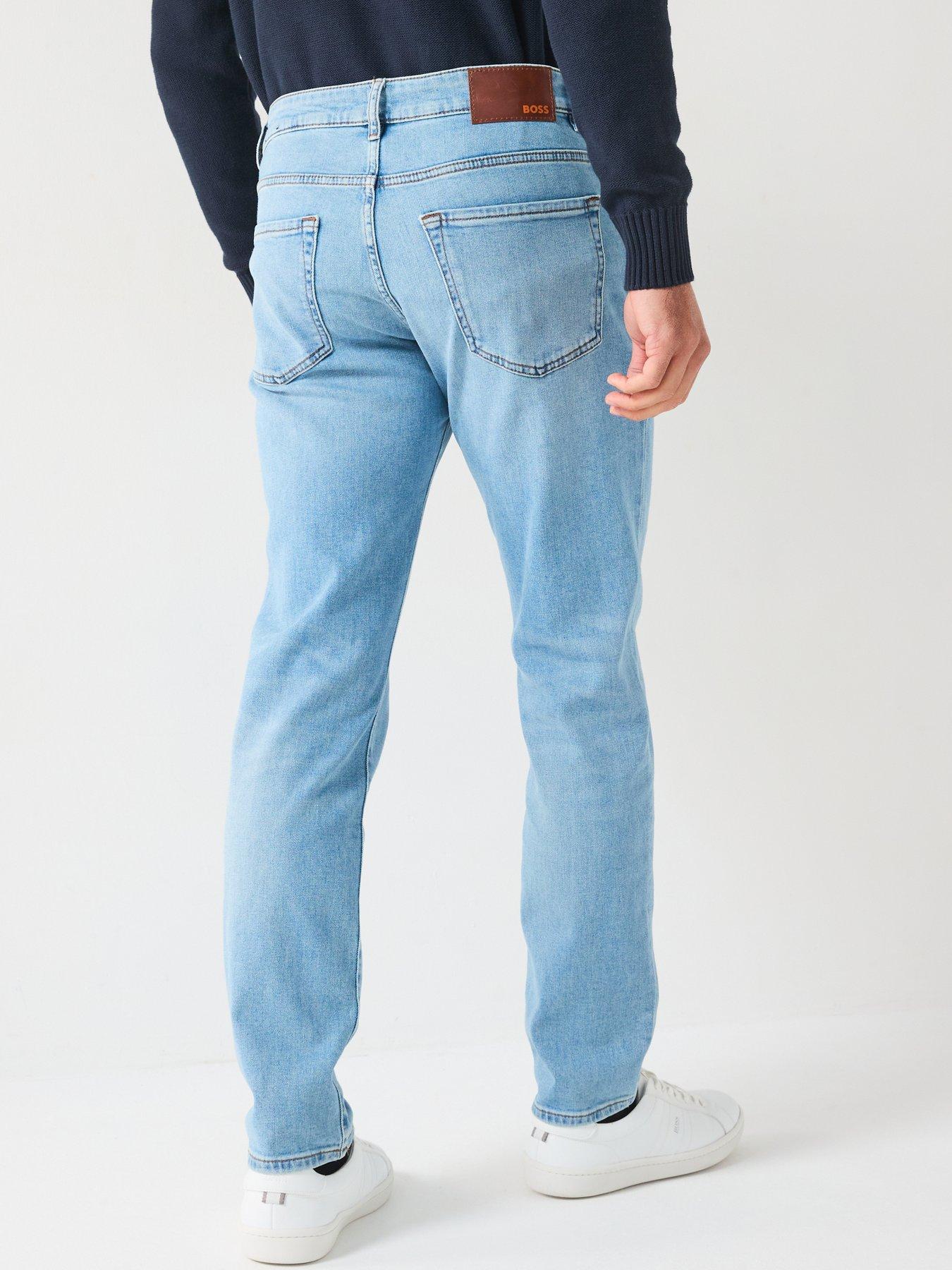  image of boss-remaine-regular-fit-jeans-bright-blue