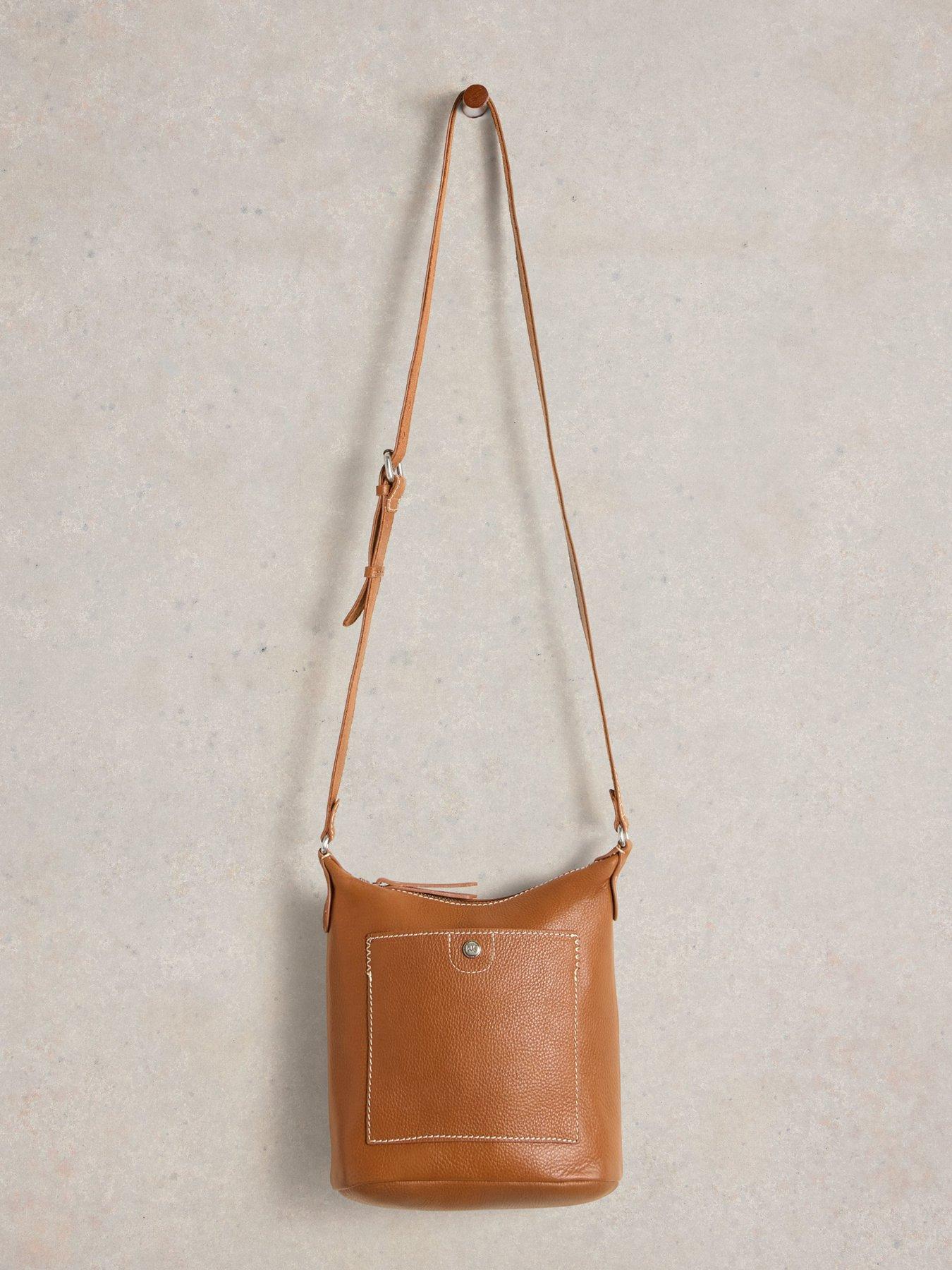  image of white-stuff-mini-fern-leather-crossbody-brown