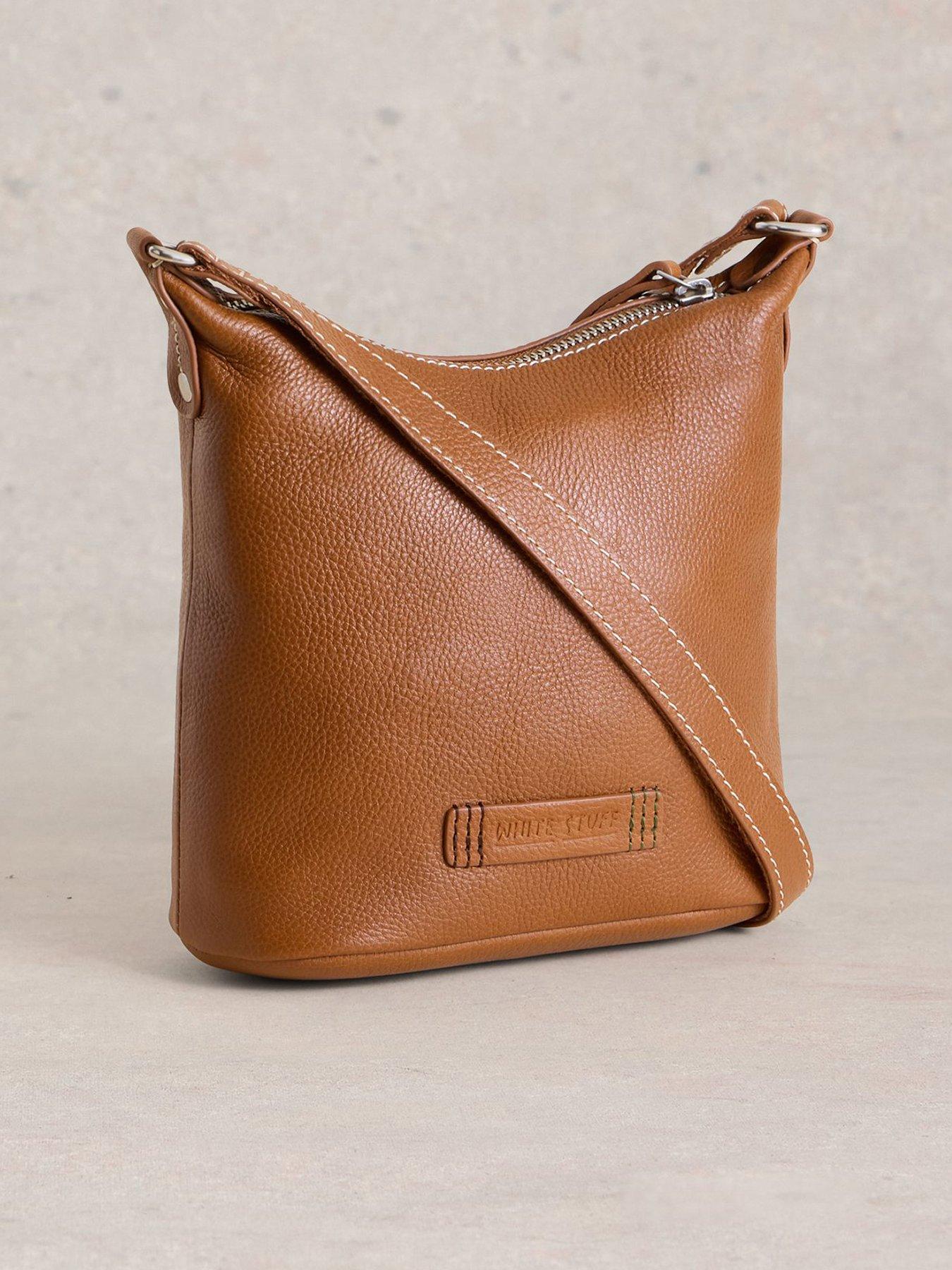  image of white-stuff-mini-fern-leather-crossbody-brown