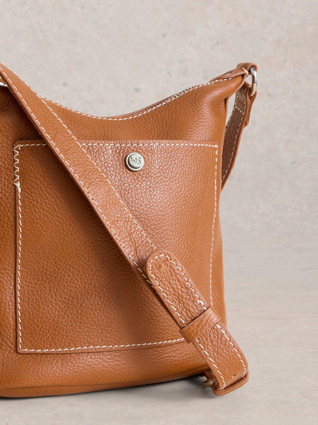  image of white-stuff-mini-fern-leather-crossbody-brown