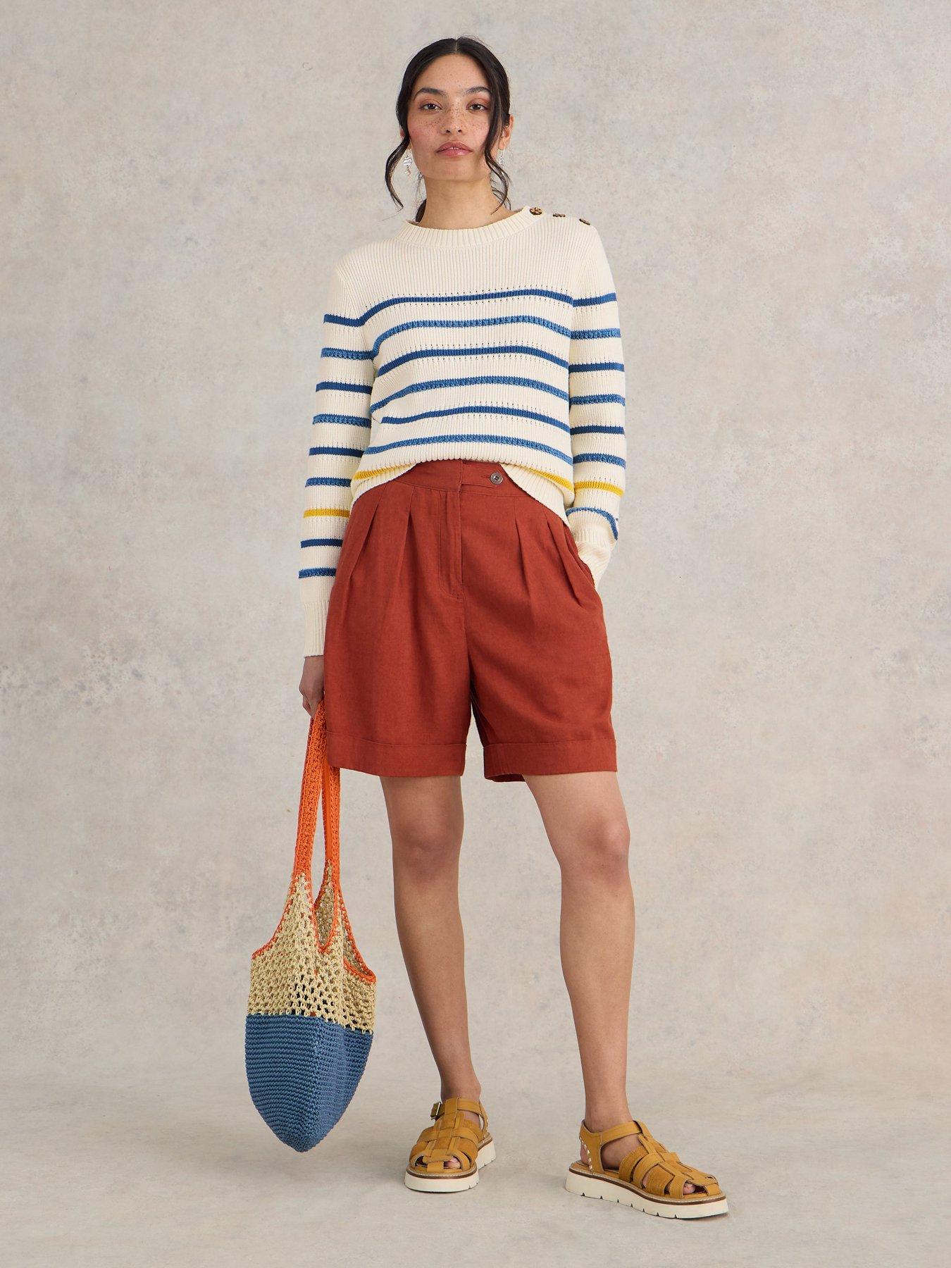 undefined Ellie Stripe Jumper - Blue