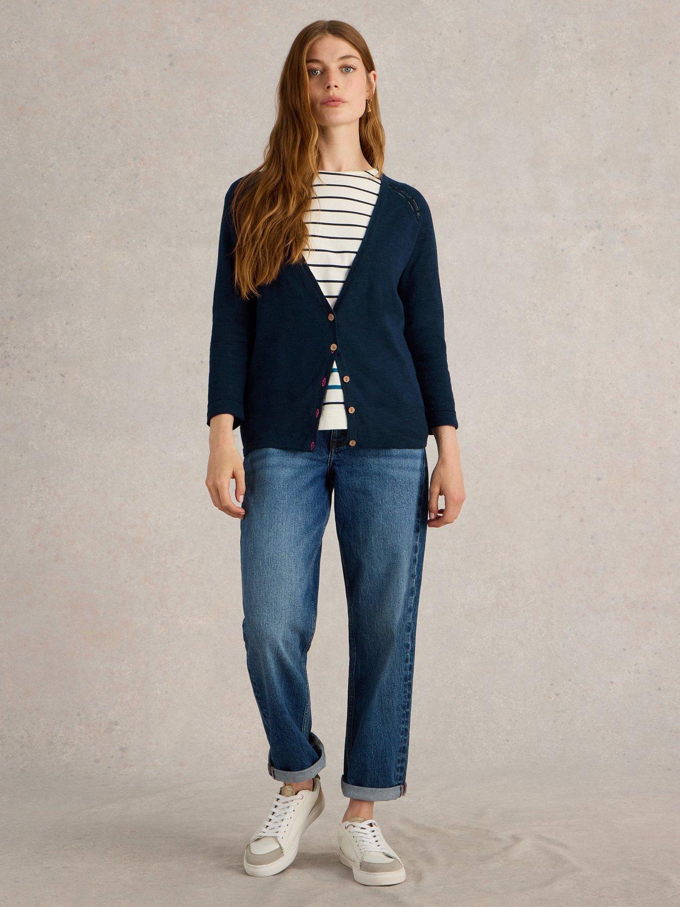  image of white-stuff-naria-cardigan--navy