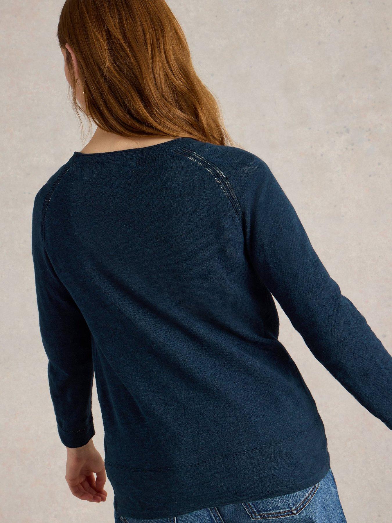  image of white-stuff-naria-cardigan--navy