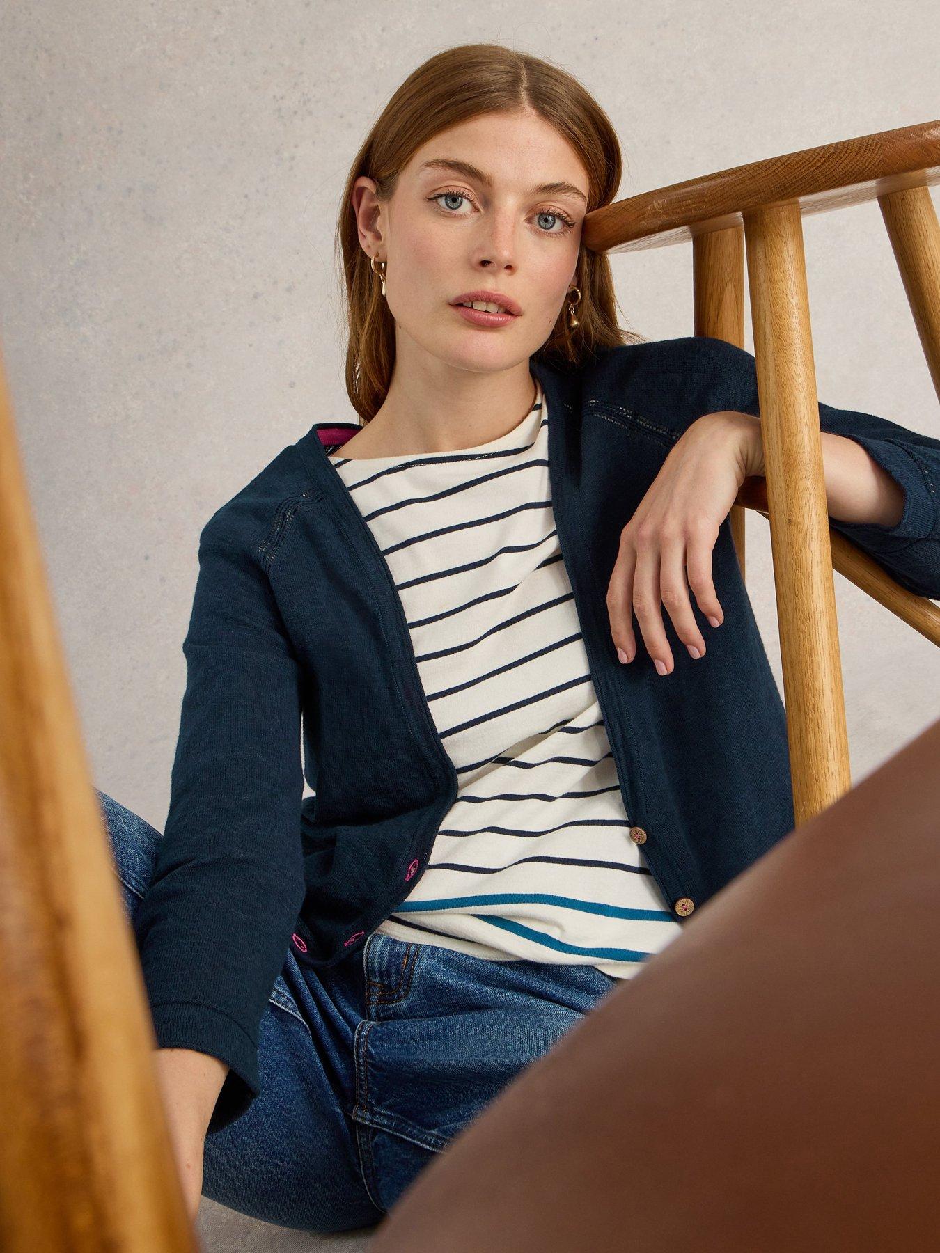  image of white-stuff-naria-cardigan--navy