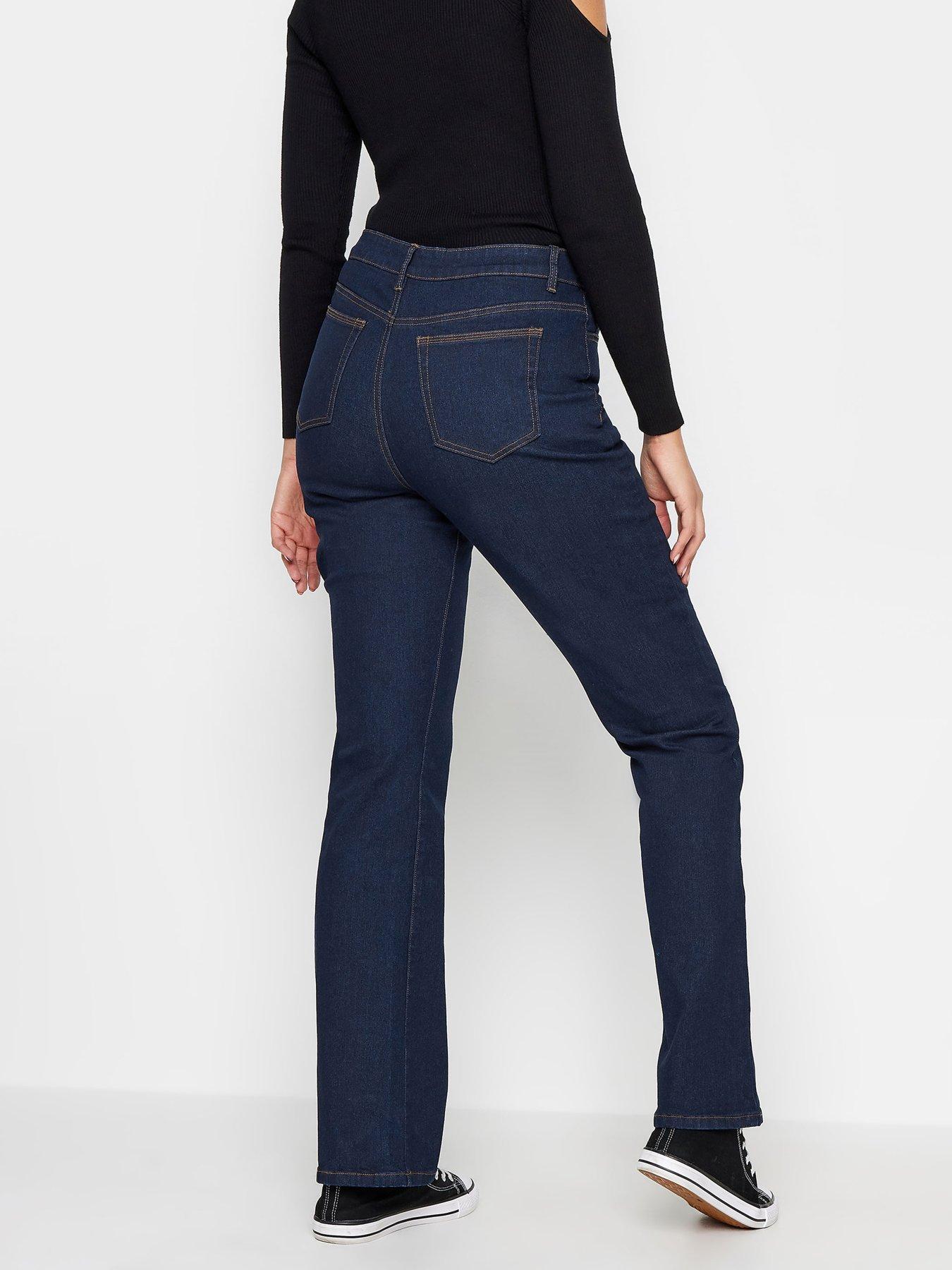  image of long-tall-sally-tall-bootcut-jeans-blue