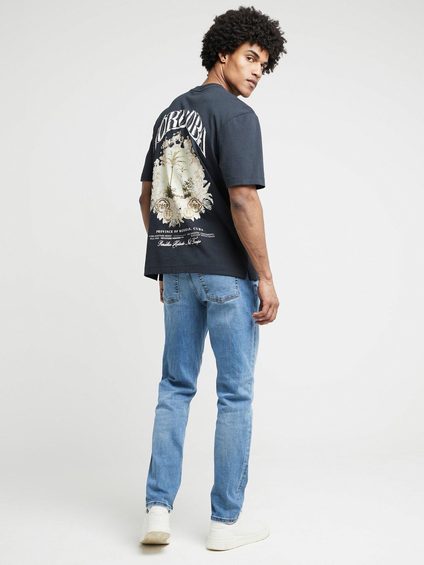 Image 2 of 5 of River Island Slim Maple New Jeans - Blue