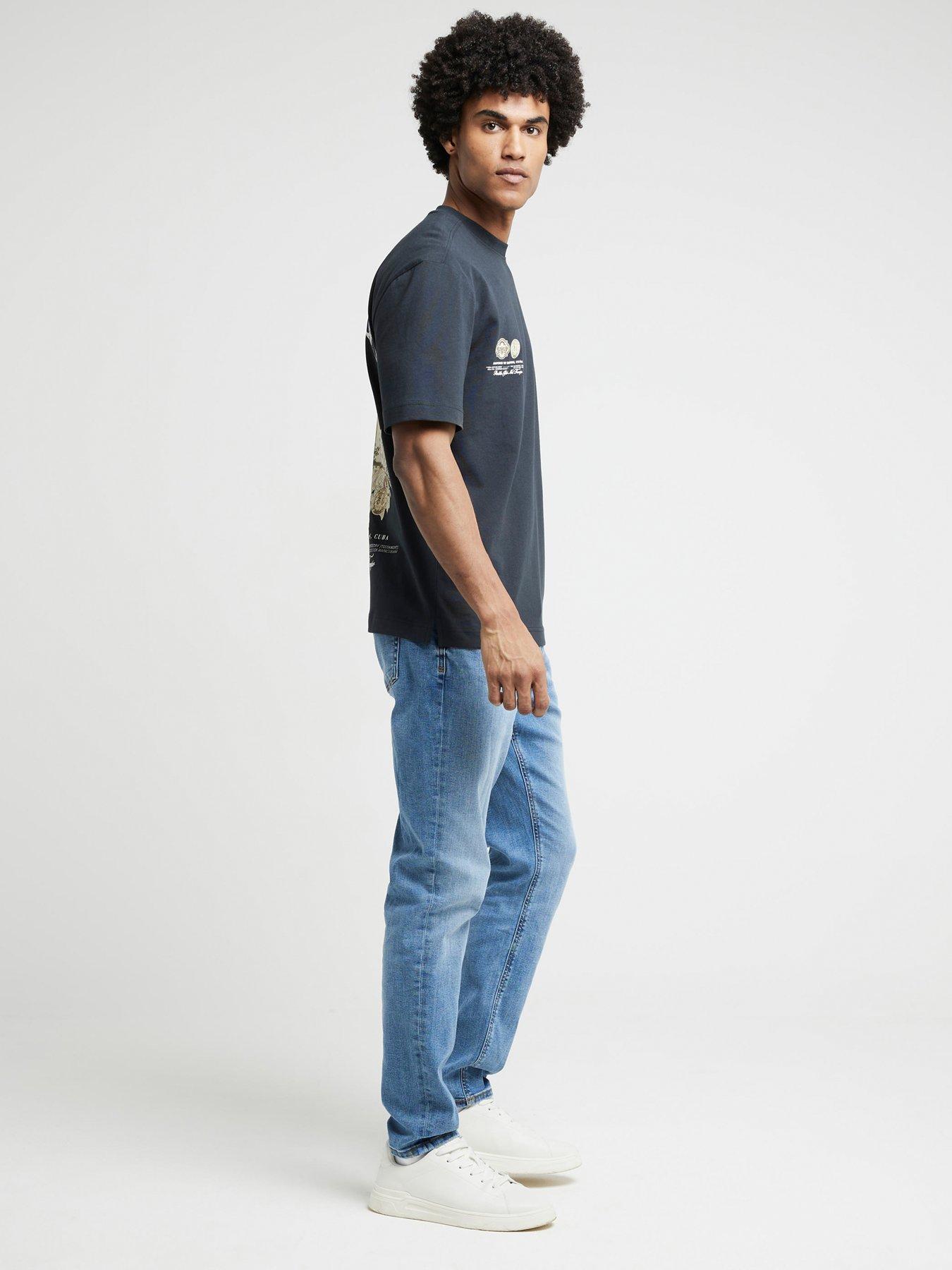 Image 4 of 5 of River Island Slim Maple New Jeans - Blue