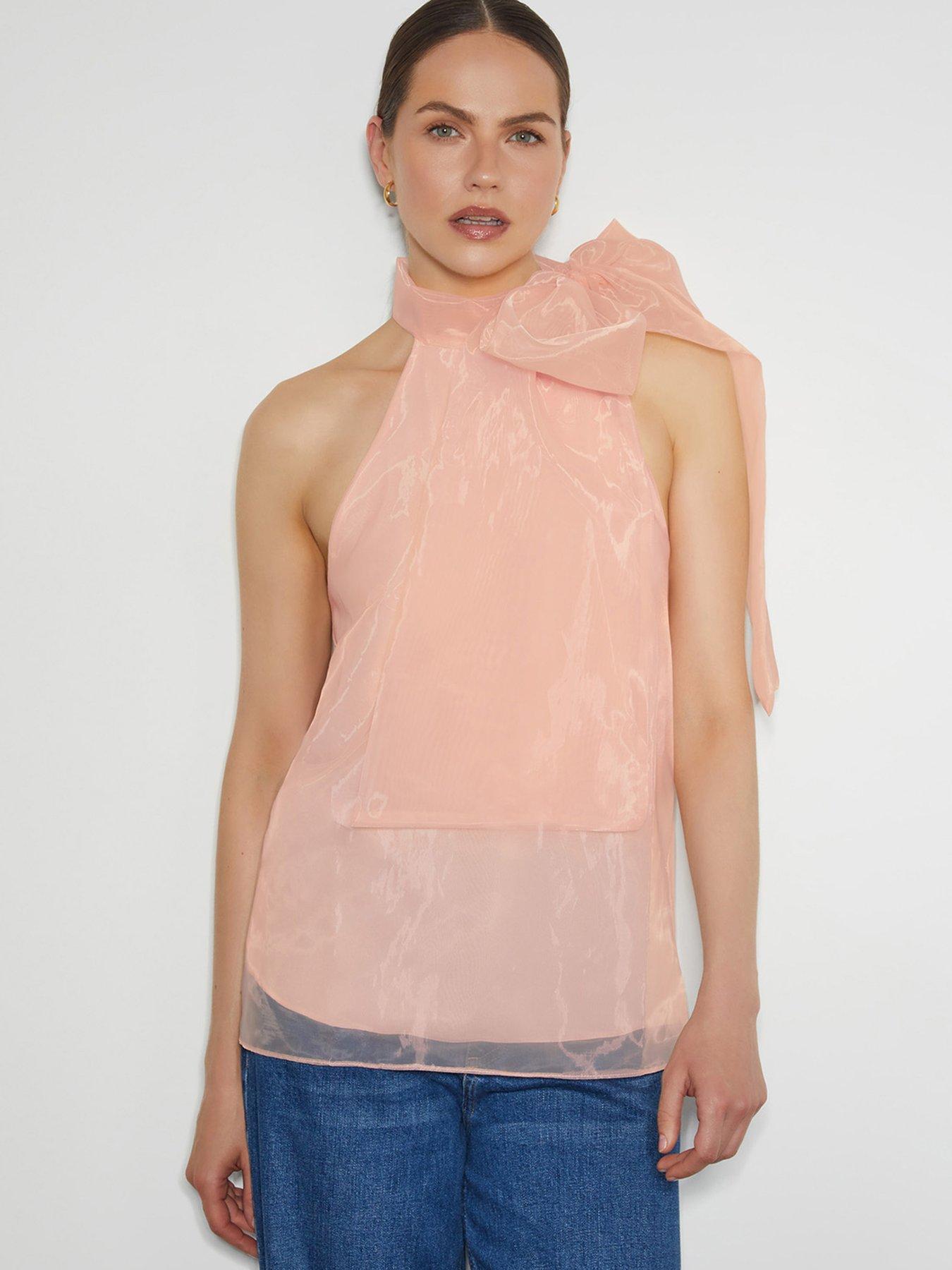 undefined Vera Organza Top - Pink