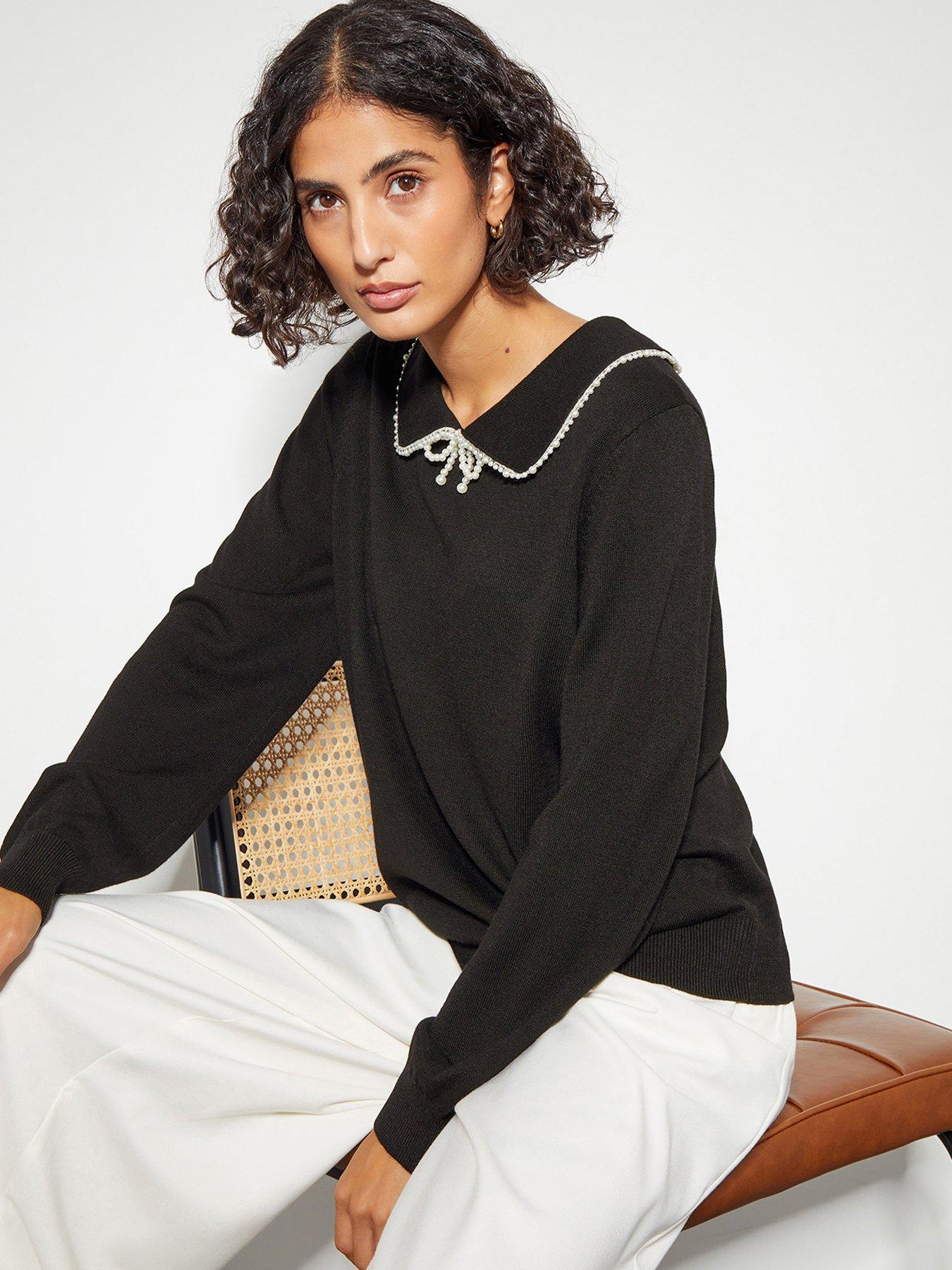 Monsoon black jumper clearance