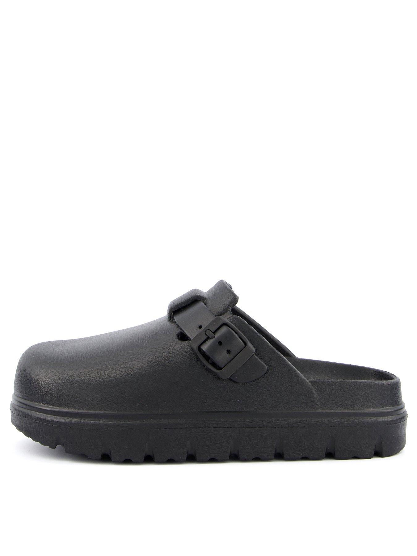  image of everyday-eva-closed-toe-clog-with-buckle-black