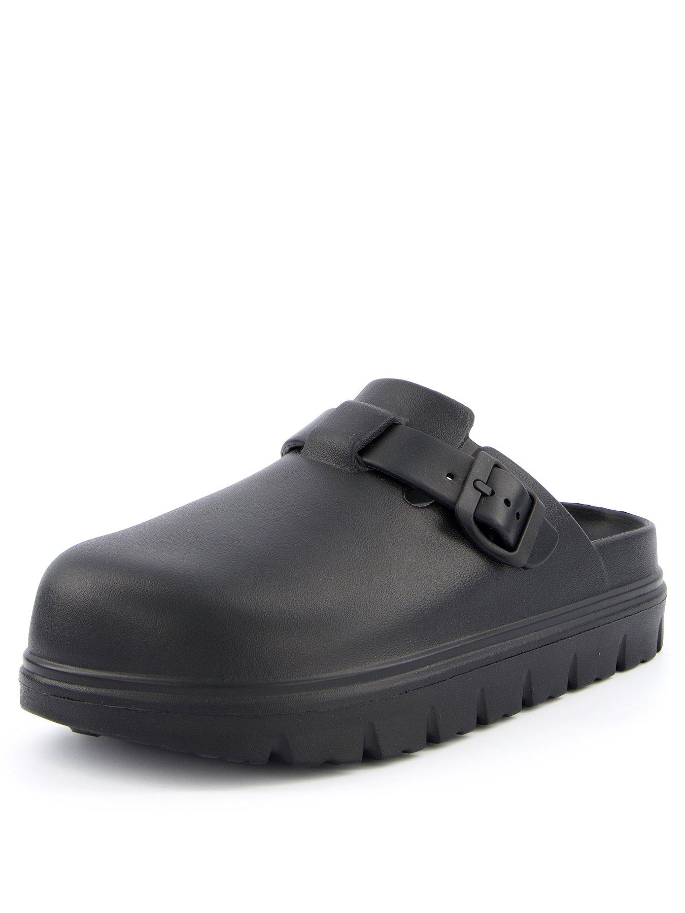  image of everyday-eva-closed-toe-clog-with-buckle-black