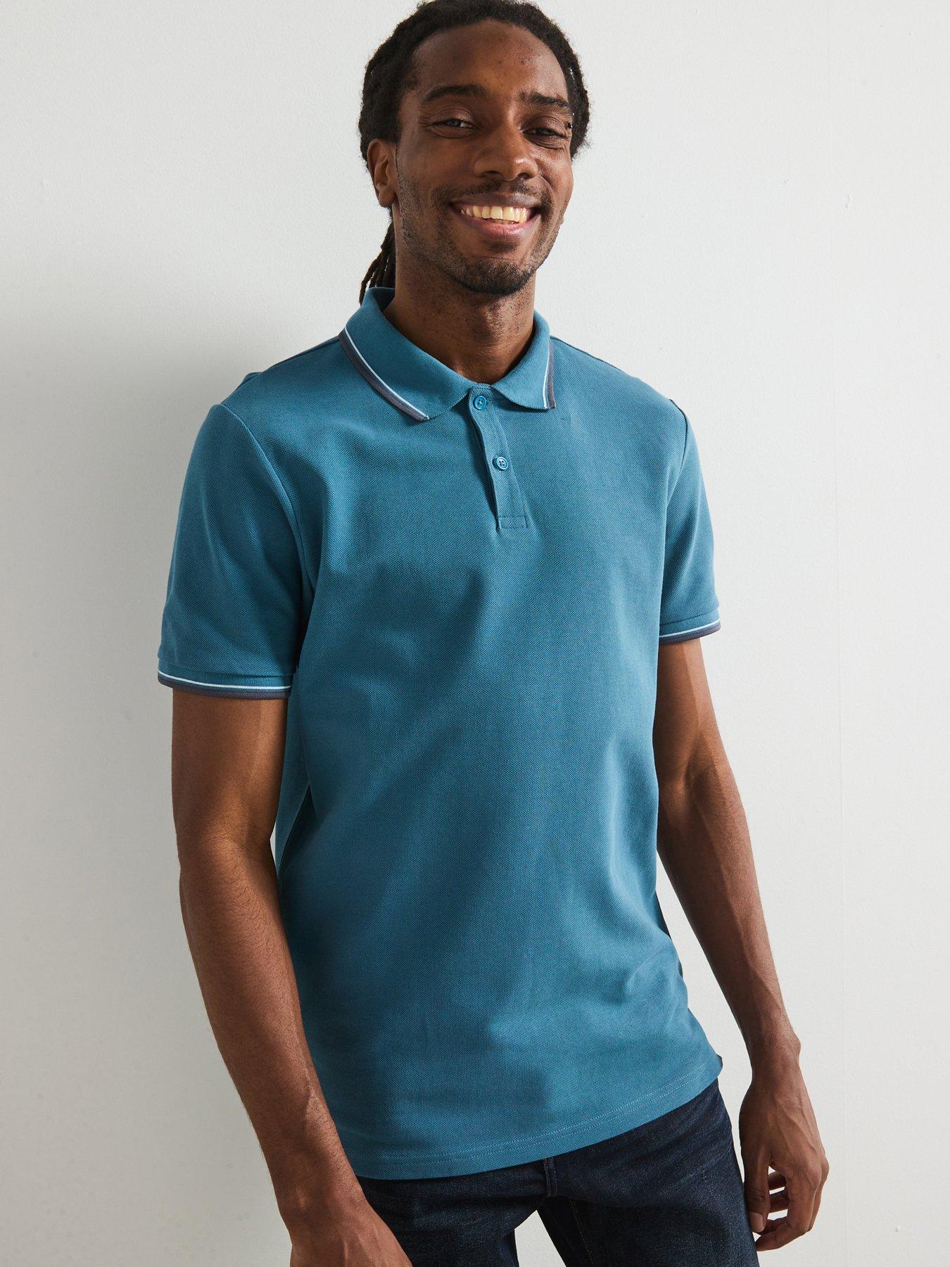 everyday-tipped-pique-polo-top-blue