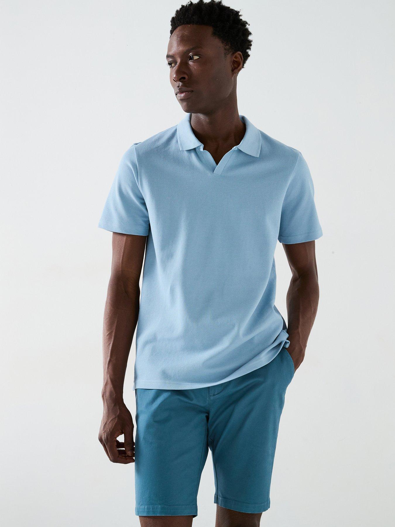 everyday-pique-cuban-collar-polo-shirt-light-blue