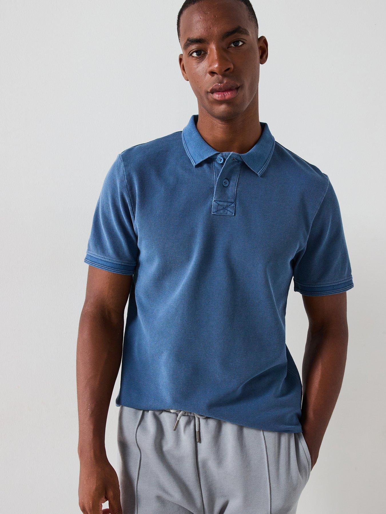 very-man-garment-washed-pique-polo-shirt-blue