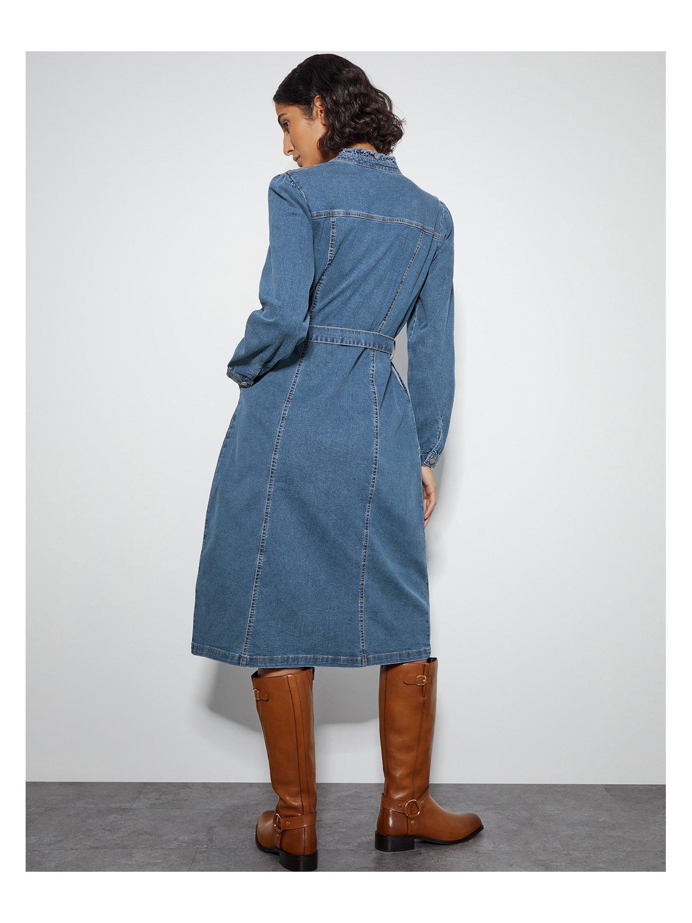 izzy denim shirt dress Izzy Denim Star Dress