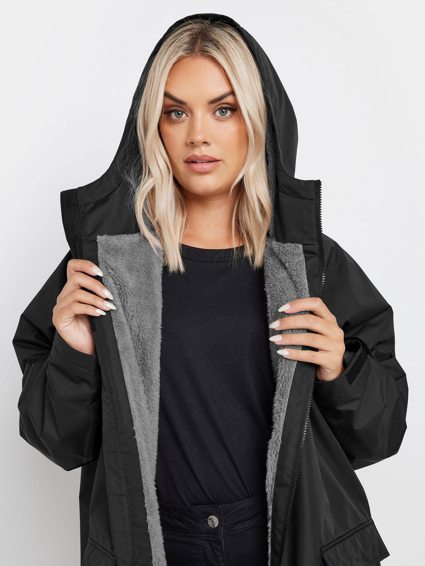  image of yours-curve-waterproof-changing-robe-black