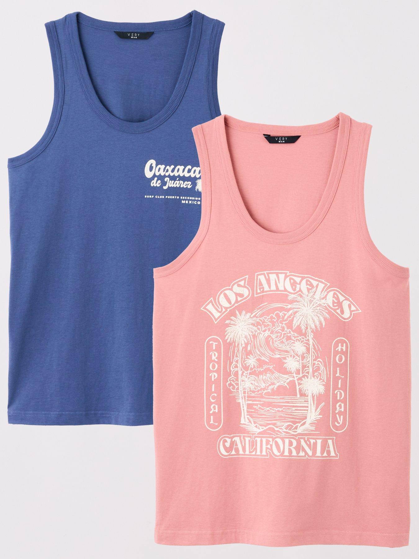 very-man-2-pack-printed-vests-bluepink