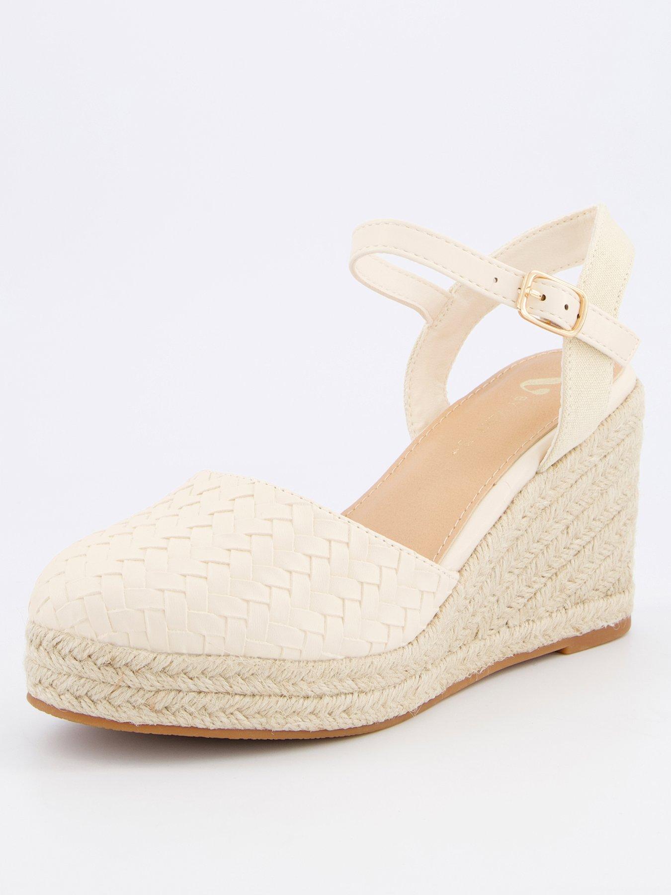  image of v-by-very-wide-fit-closed-toe-weave-espadrille-sandal-cream