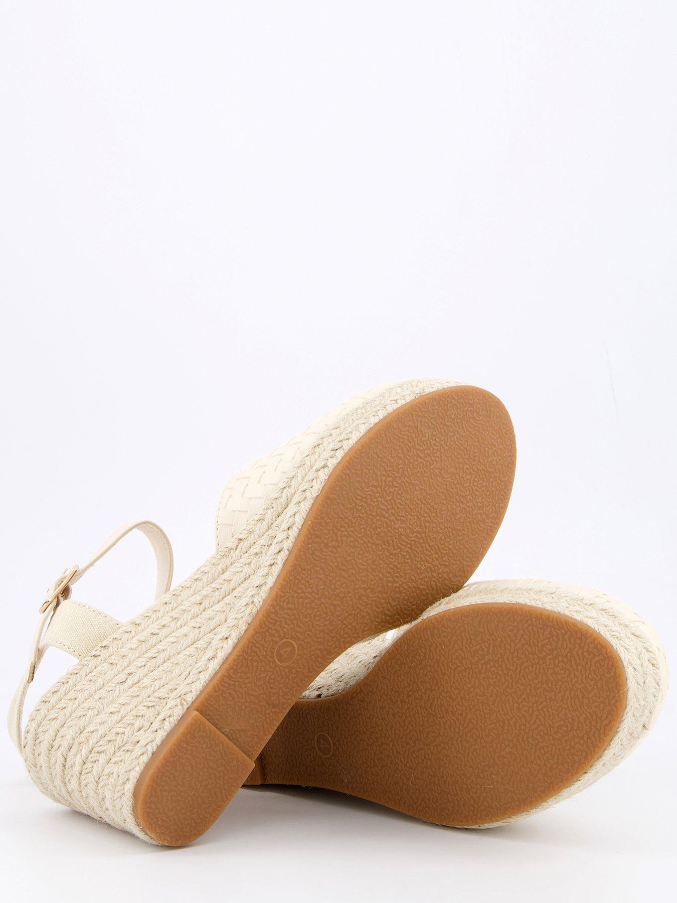  image of v-by-very-wide-fit-closed-toe-weave-espadrille-sandal-cream
