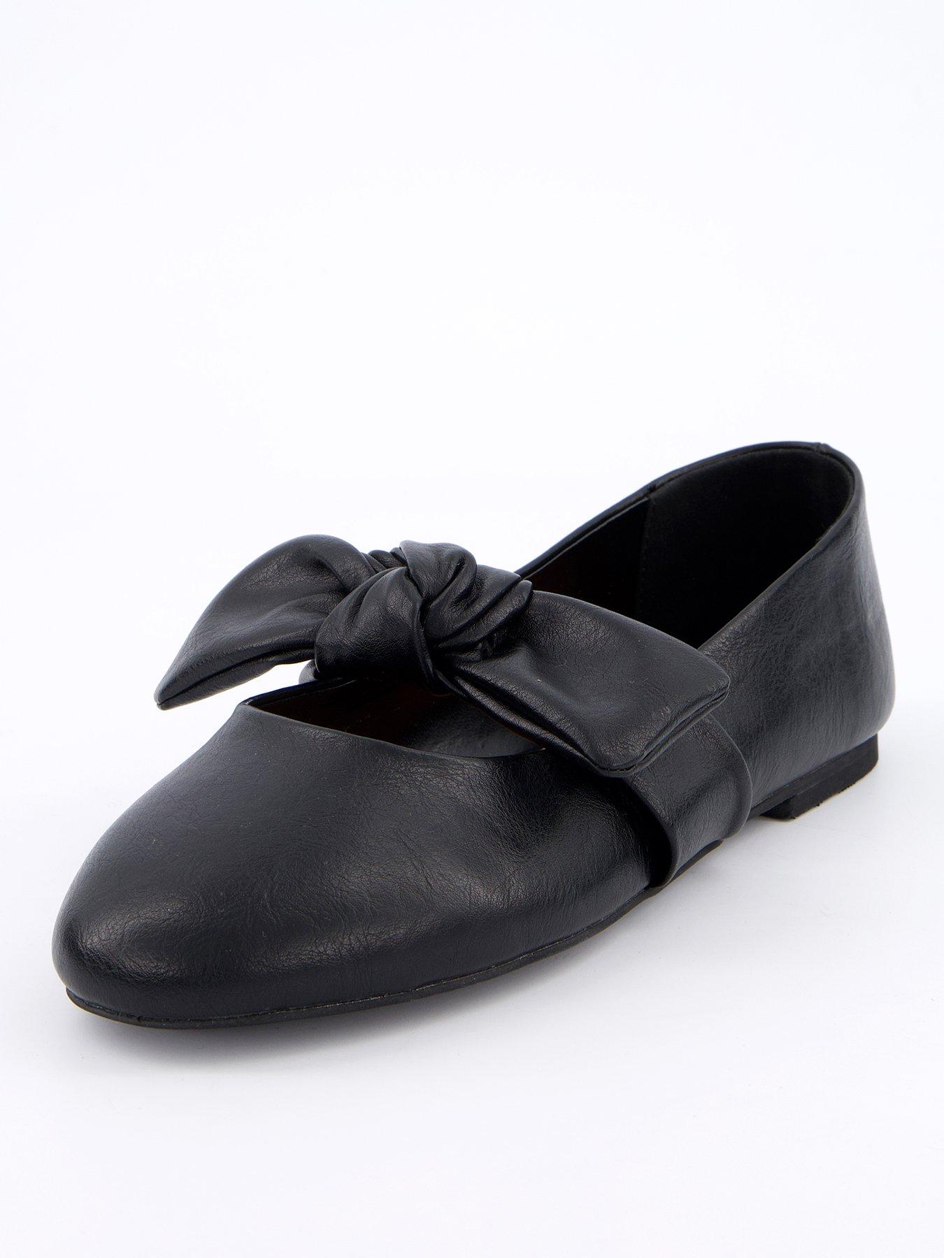 v-by-very-ballerina-flats-with-bow-black