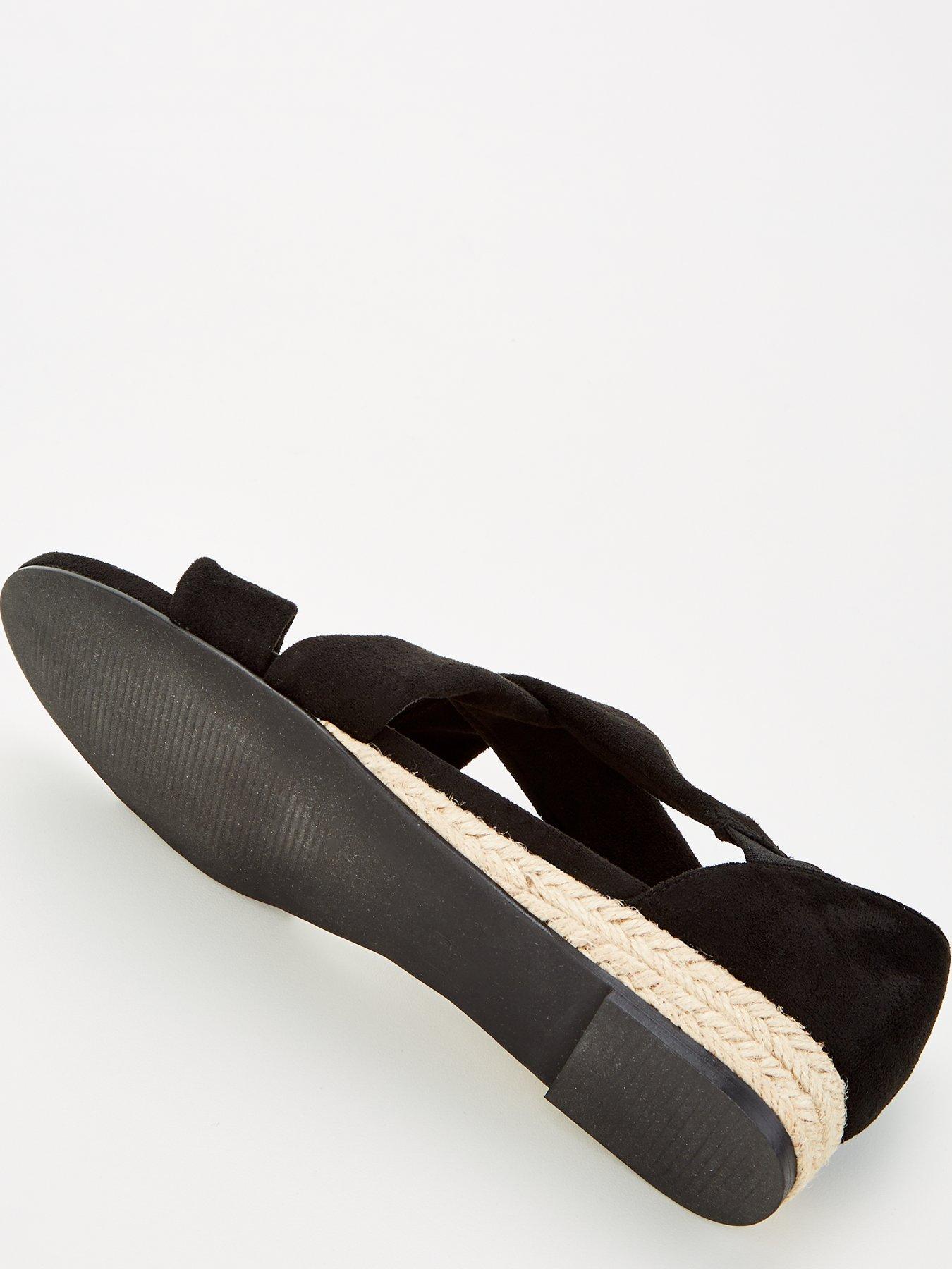  image of everyday-slither-wedge-strappy-sandal-black