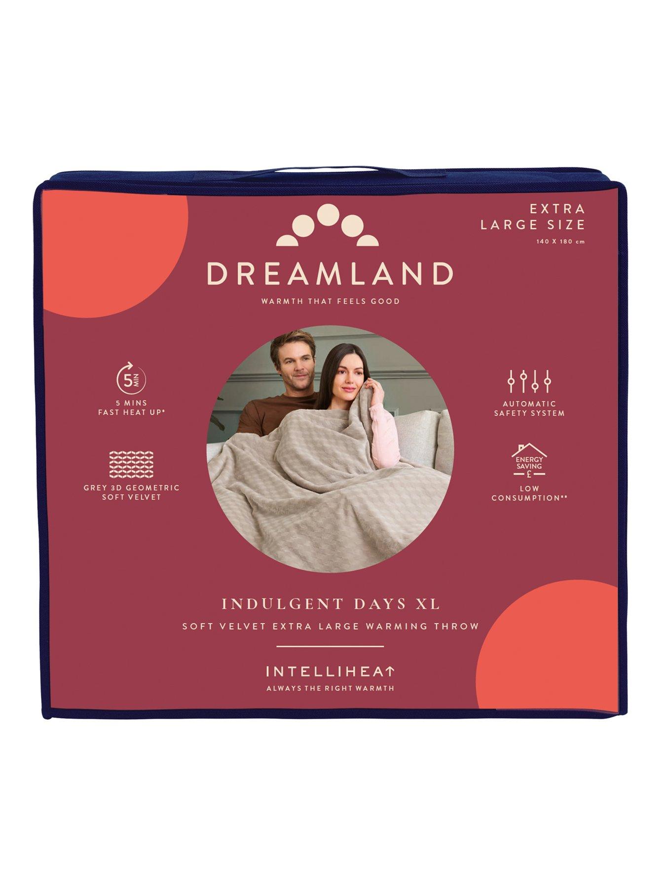 Image 5 of 6 of Dreamland Indulgent Days XL Warming Throw- Light Grey
