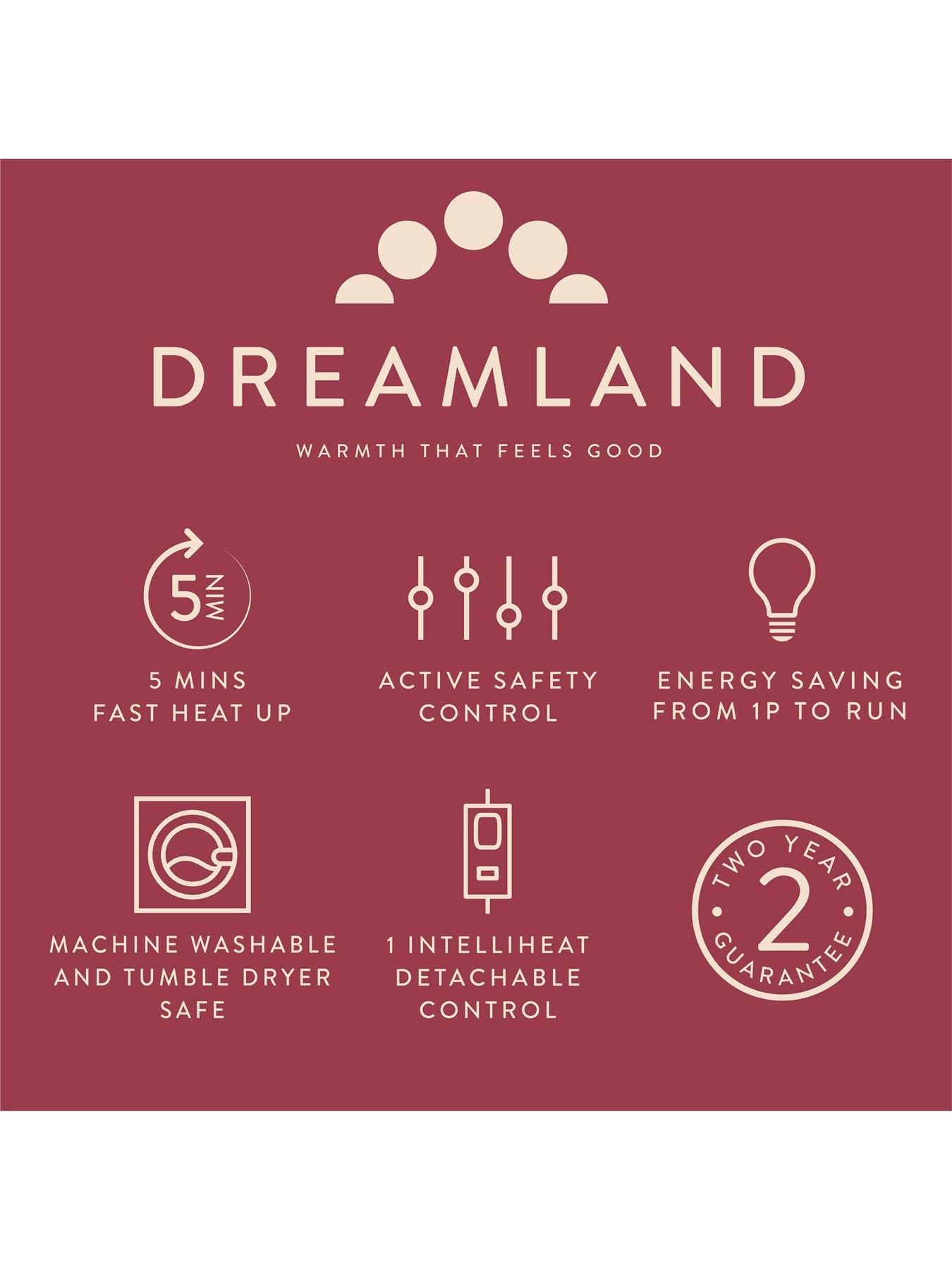 Image 6 of 6 of Dreamland Indulgent Days XL Warming Throw- Light Grey