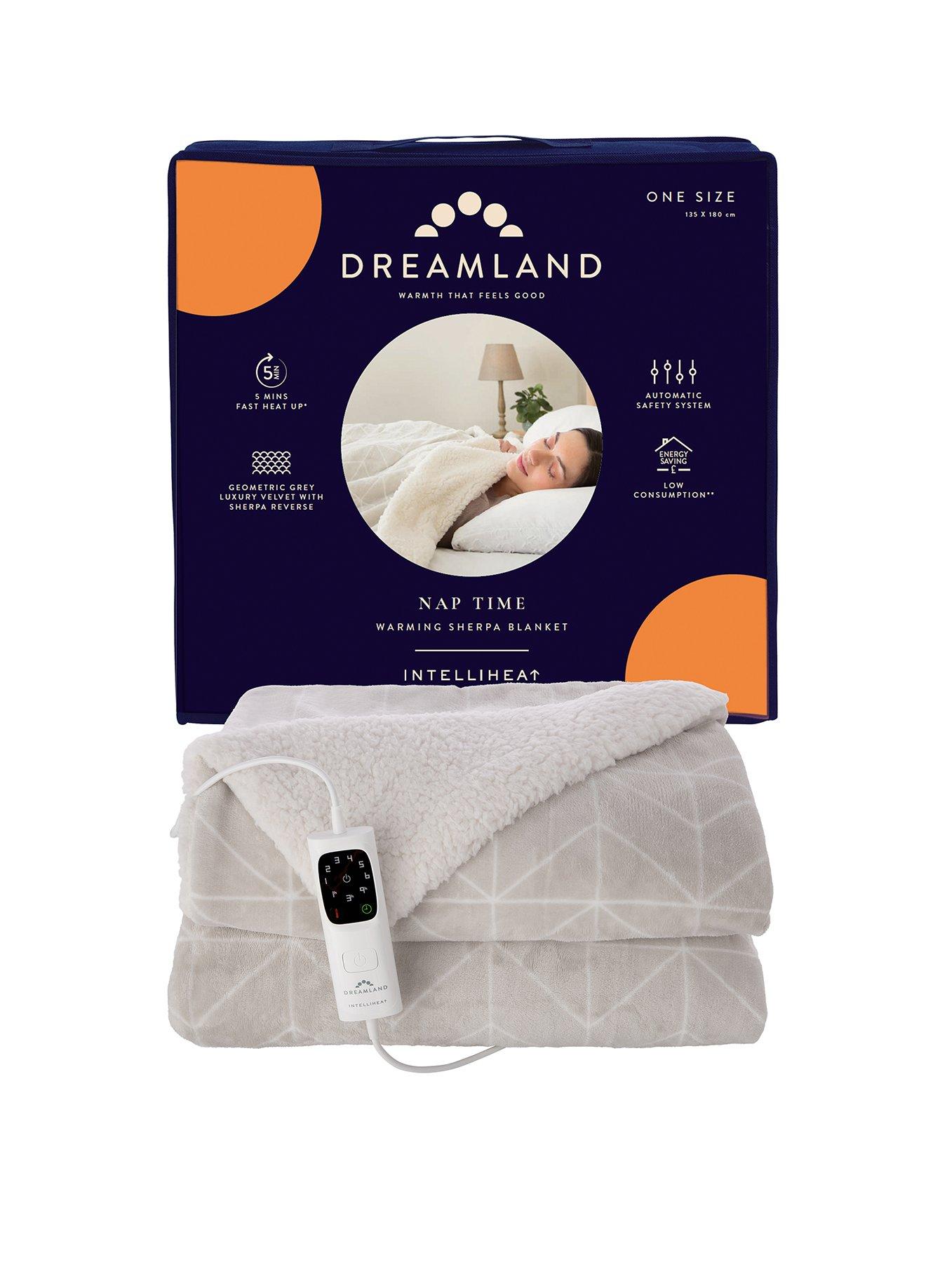 undefined Nap Time Warming Sherpa Blanket- Cream