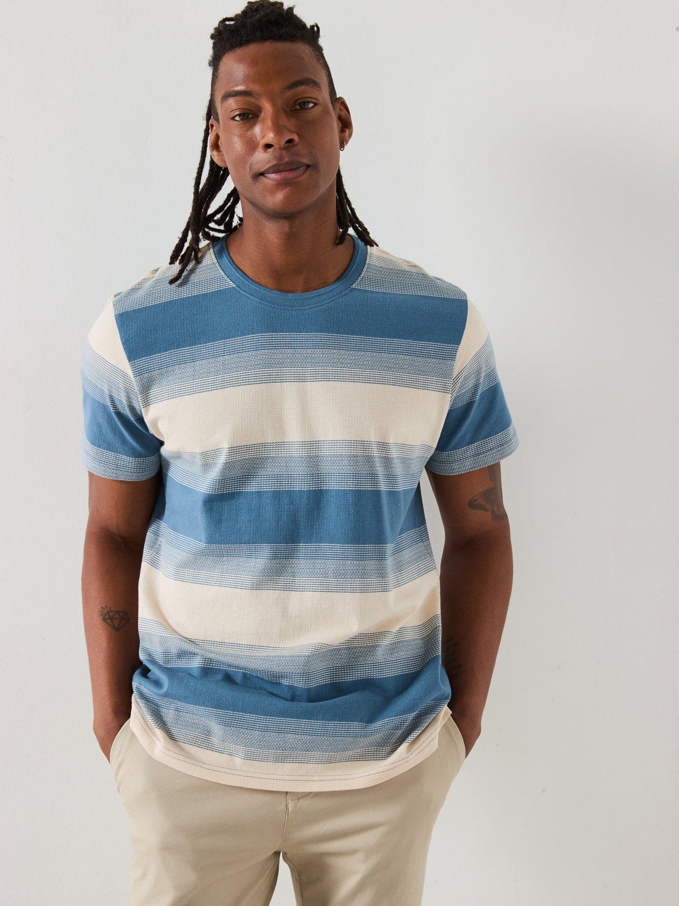 very-man-block-stripe-t-shirt-blue