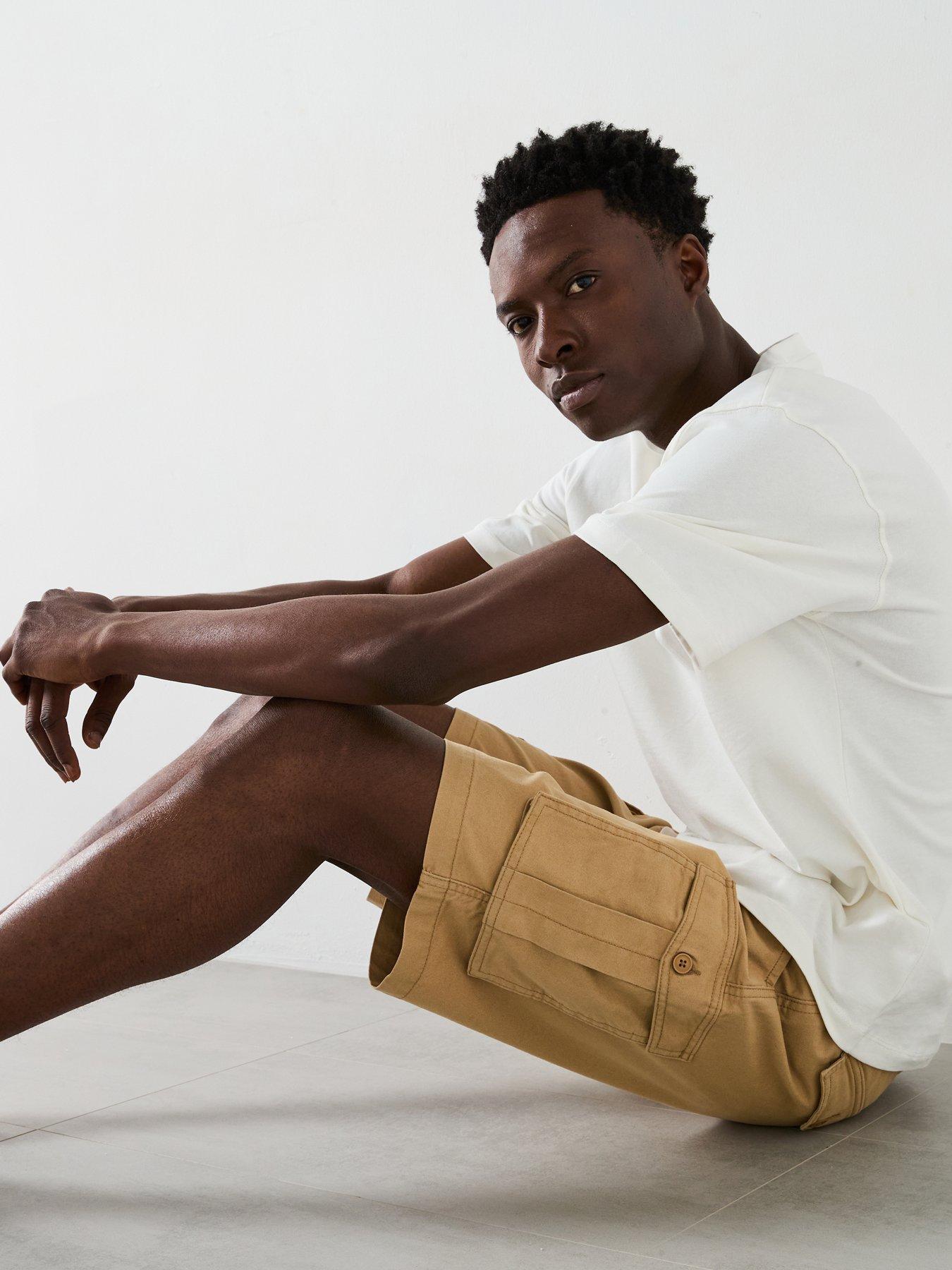  image of very-man-cargo-shorts-natural