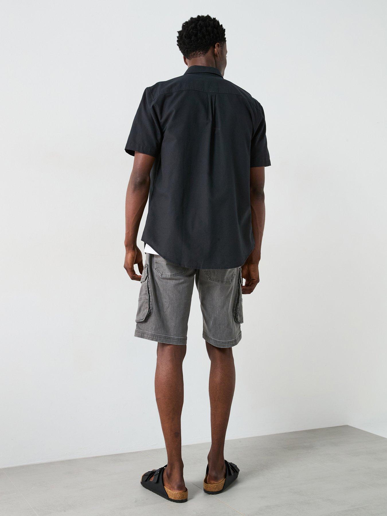 Image 5 of 6 of Everyday Short Sleeve Oxford Shirt - Black