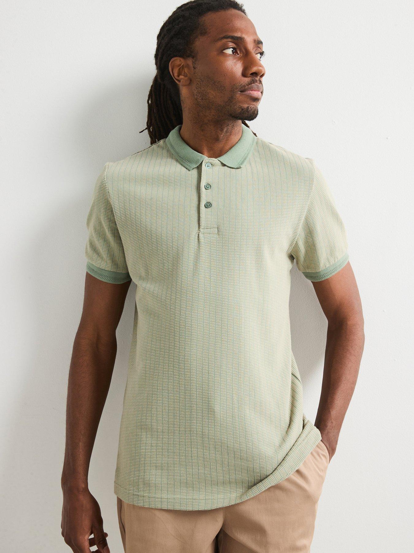 very-man-jacquard-textured-polo-sage-green