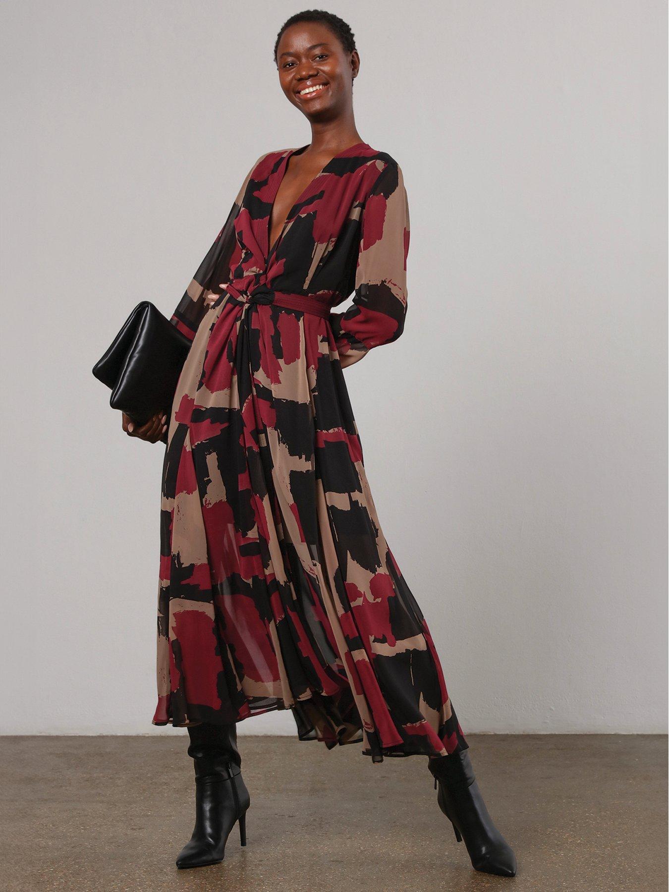 undefined Flash Maxi Dress With Multi Tying Wrap Options