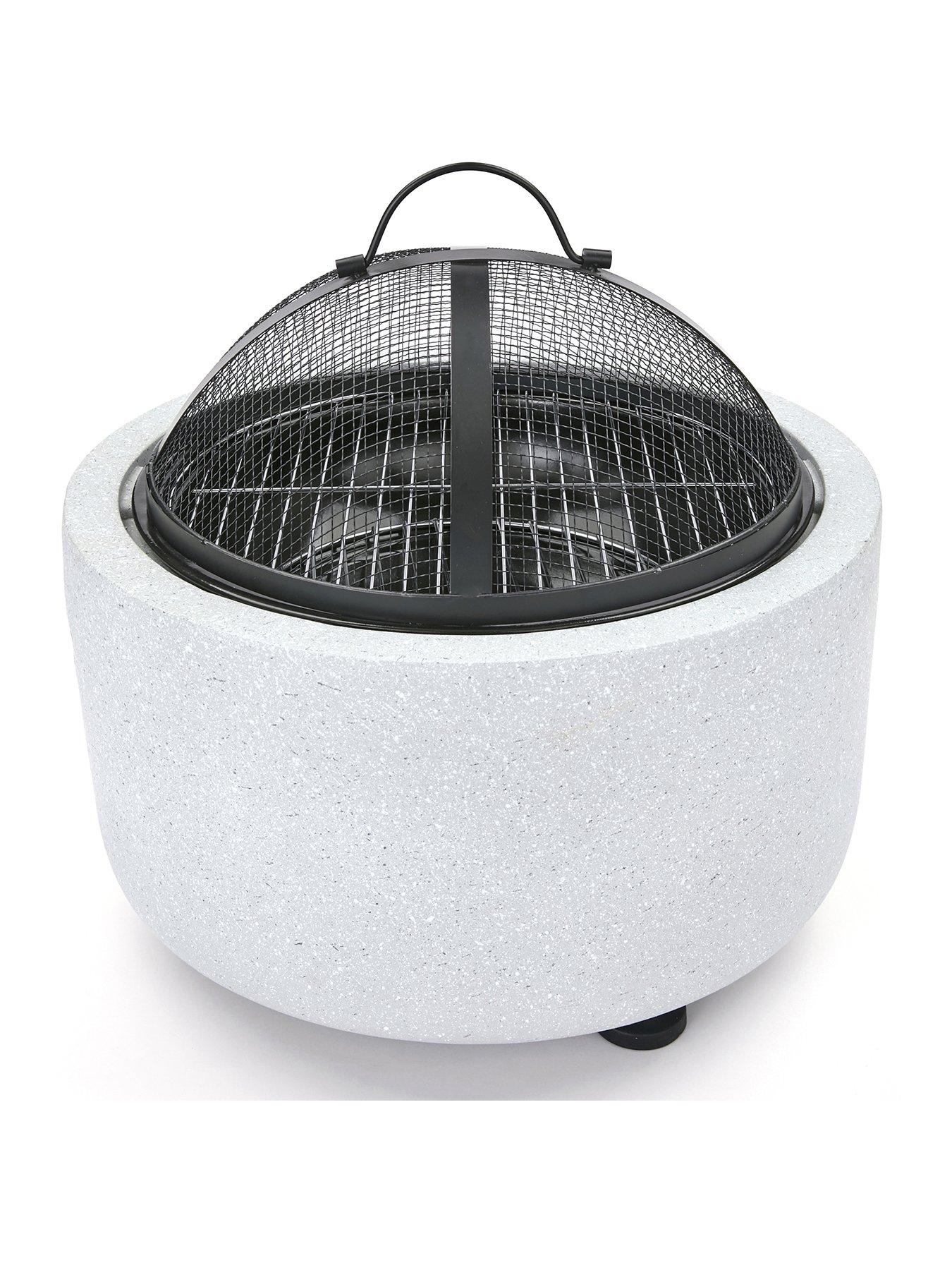  image of the-very-collection-clay-effect-mgo-fire-pit-45cm